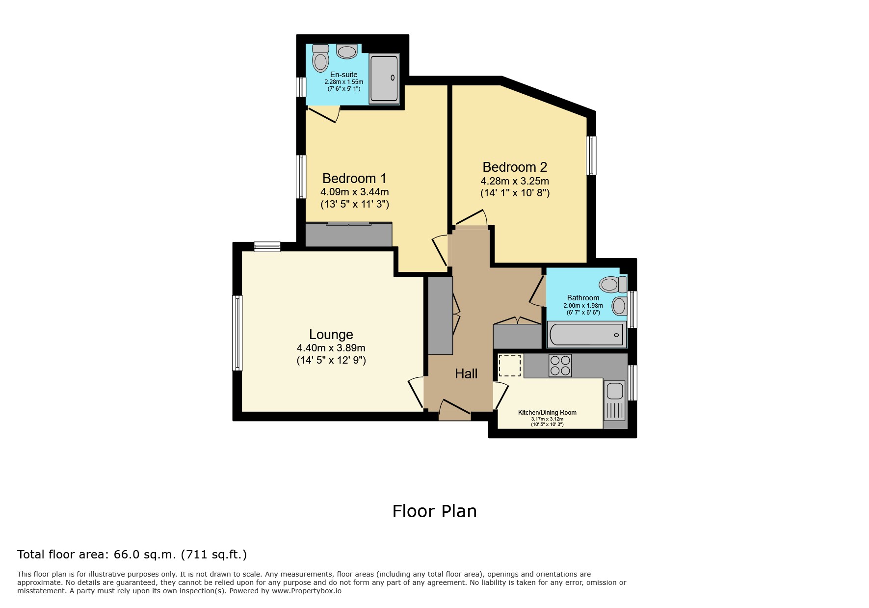 54 Tay Road, Leicester floorplan