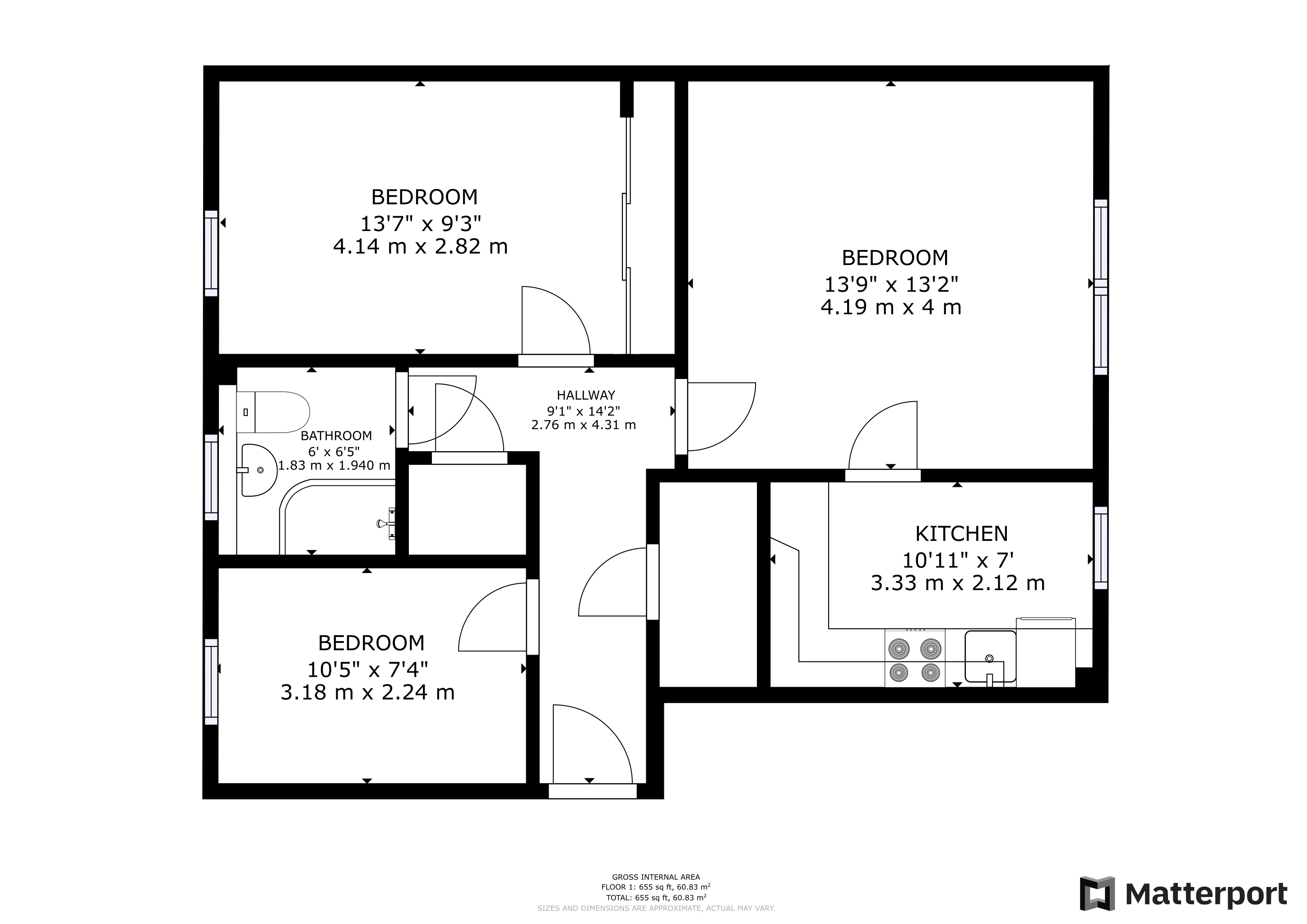 Wellmeadow Farm, Flat 8, Meadow Way, Newton Mearns floorplan