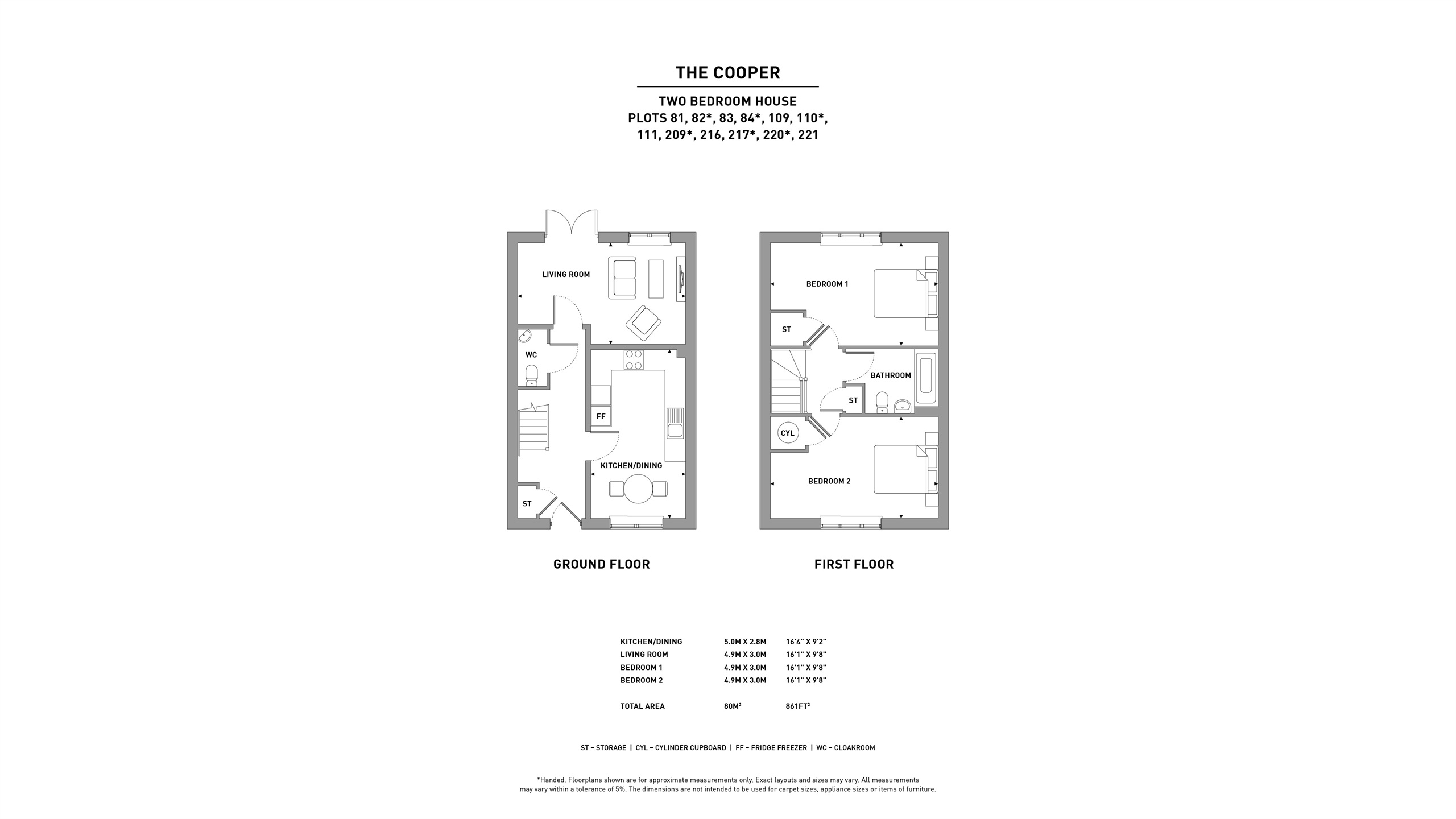 Plot 221, Summerhill Gardens, Hailsham floorplan