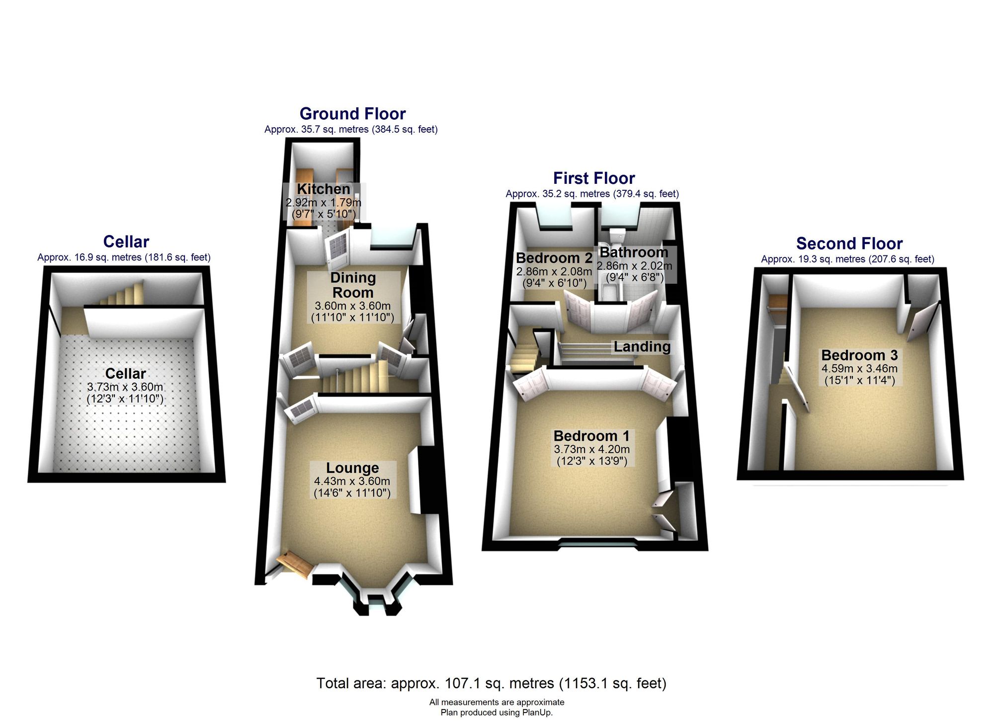 66 Vincent Road, Sheffield floorplan