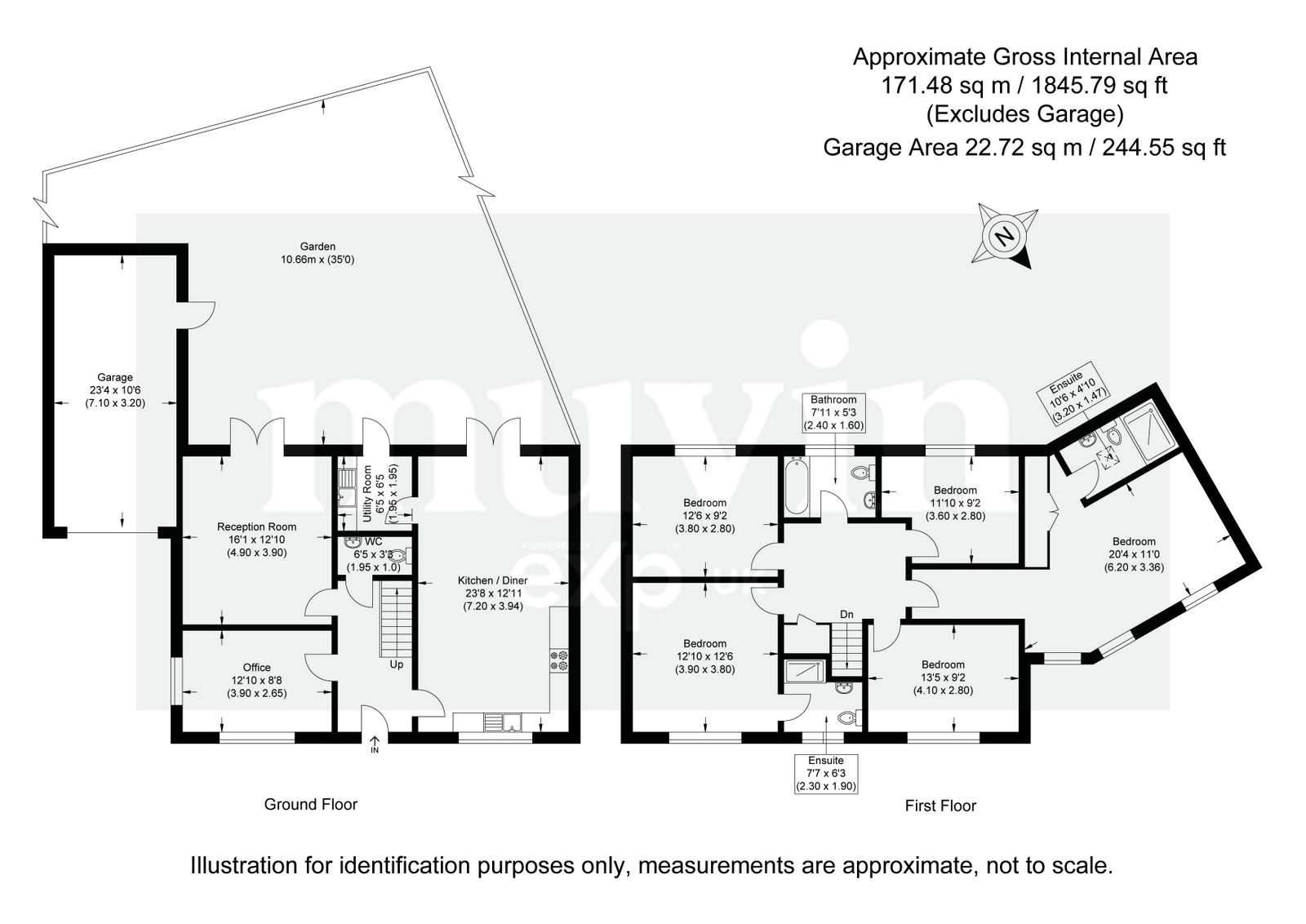 6, Arbour Mews, Harlow floorplan