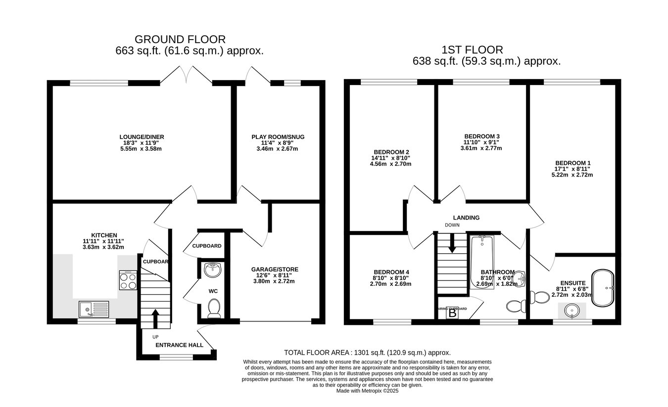 32, Malford Grove, Abergavenny floorplan