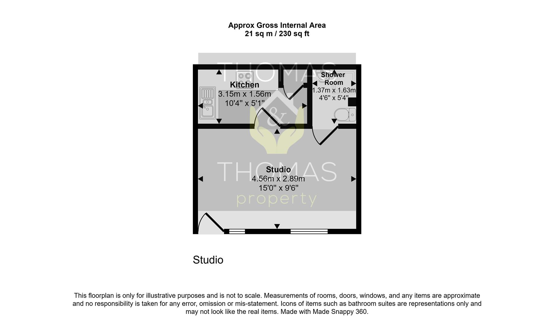 Flat 5, Denmark House, Gloucester floorplan