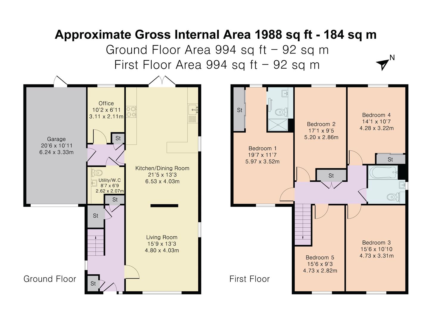 13, Haricot Vale Road, Bicester floorplan