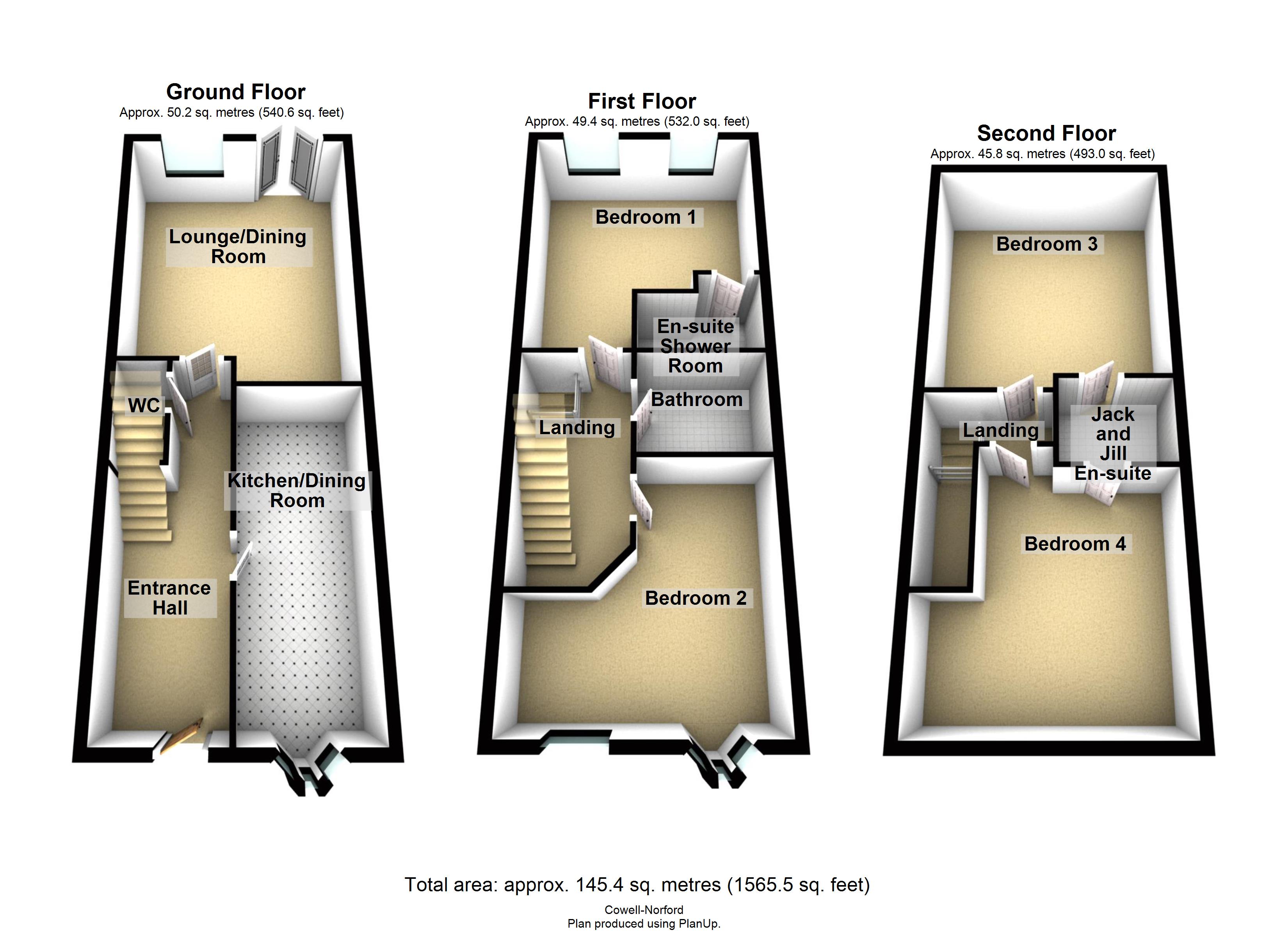 4 Bedrooms Terraced house for sale in Kandel Place, Whitworth, Rochdale, Lancashire OL12