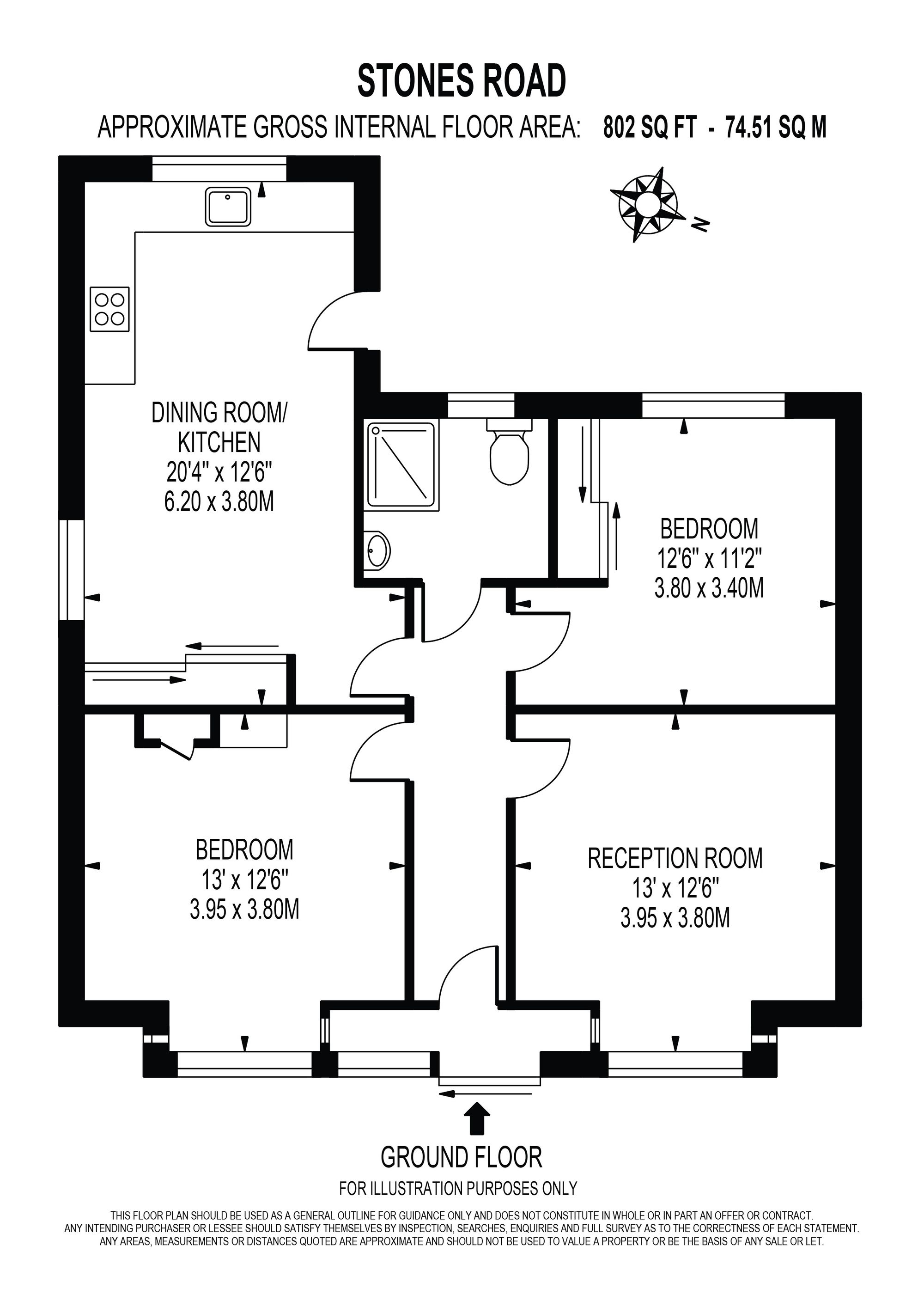 17 Stones Road, Epsom floorplan