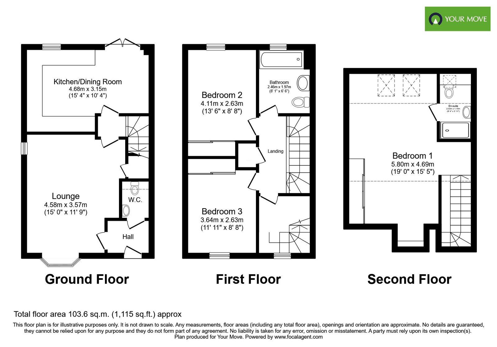 7, Rook Drive, Staffordshire floorplan
