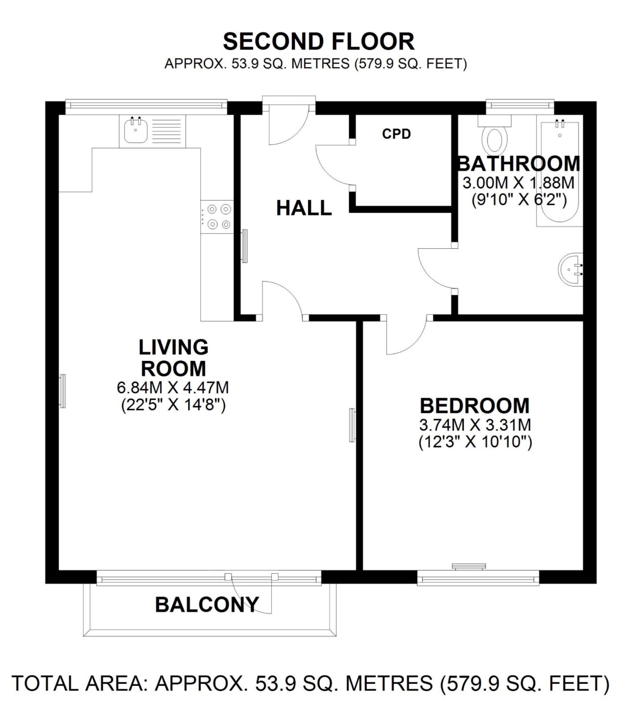 Poplar Place, London floorplan