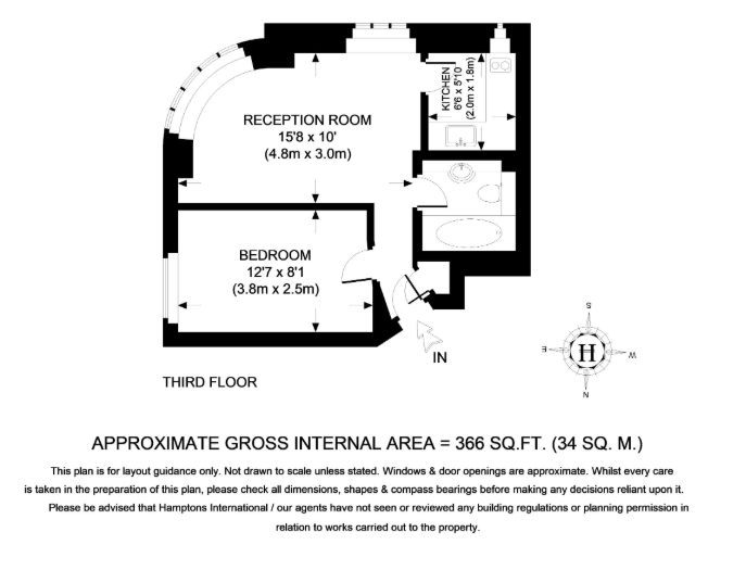 333 Chelsea Cloisters, London floorplan
