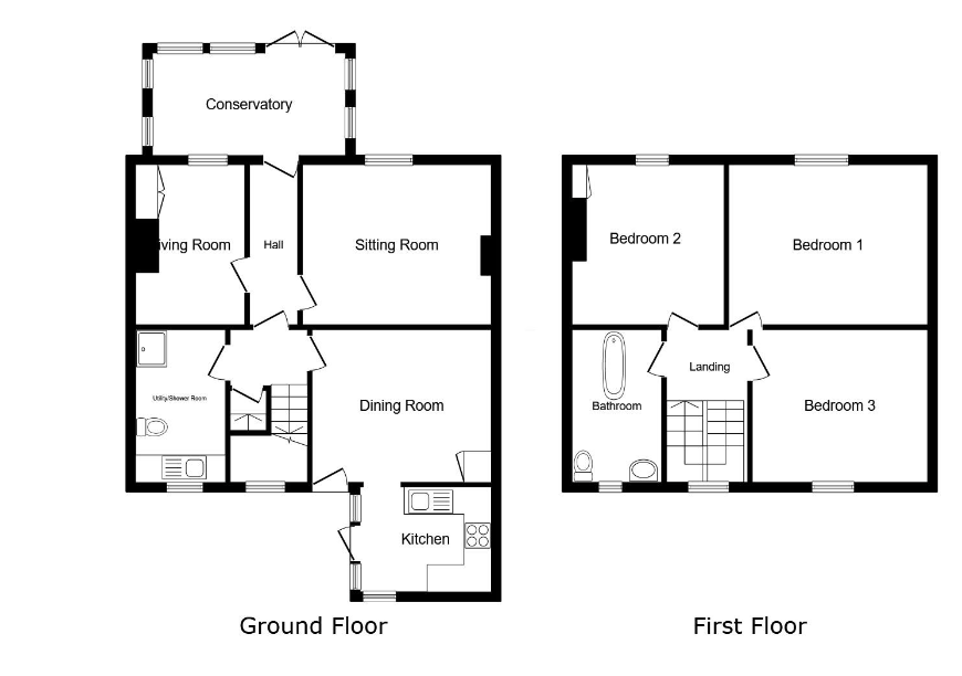 1, Grainger Houses, Wigton floorplan