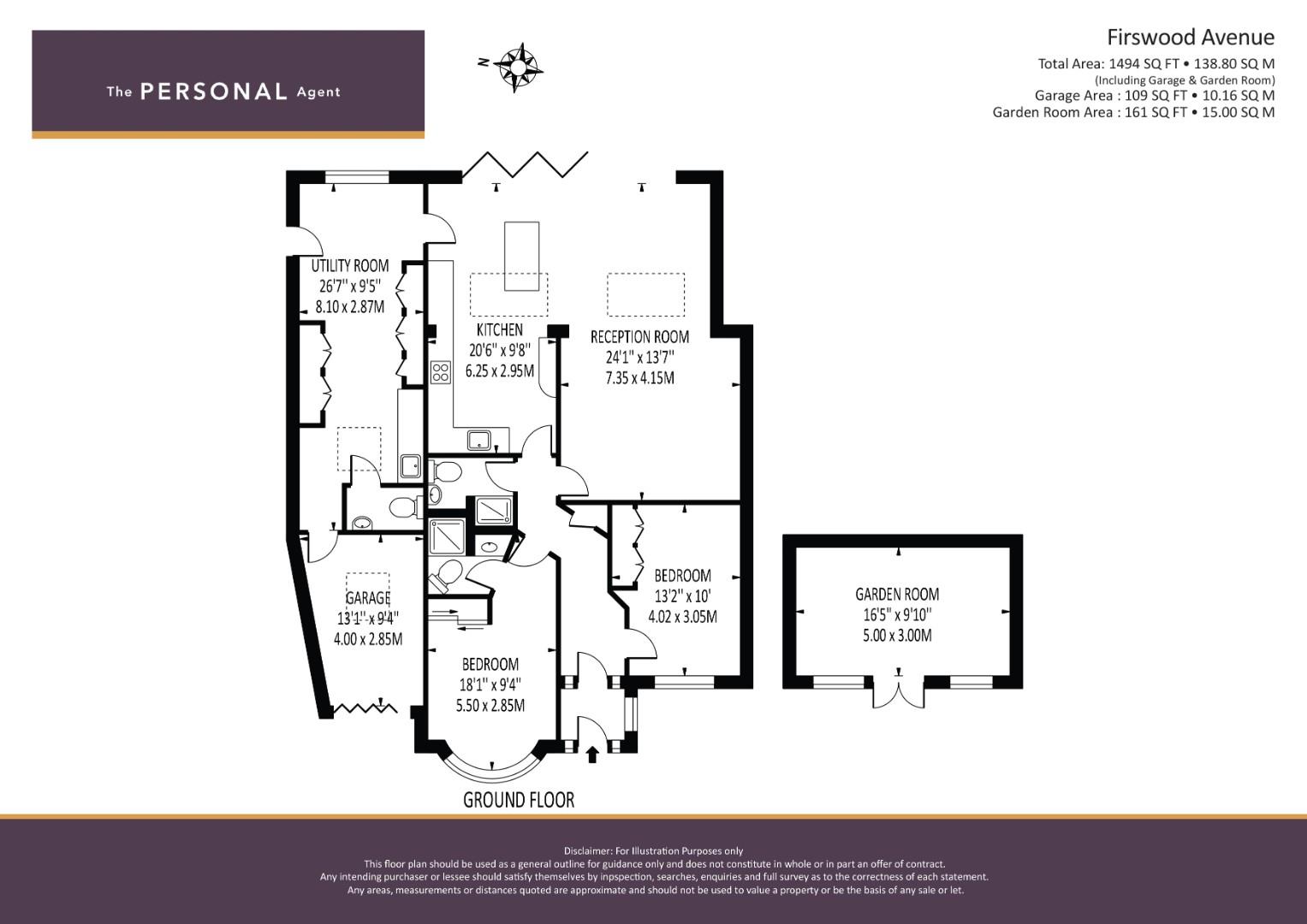 105, Firswood Avenue, Stoneleigh floorplan
