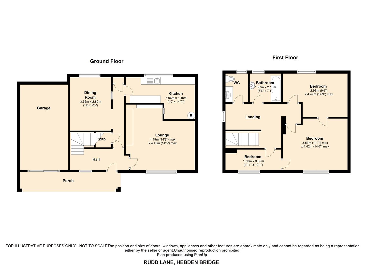 3 Bedrooms Detached house for sale in 2 Rudd Lane, Cragg Vale, Hebden Bridge HX7