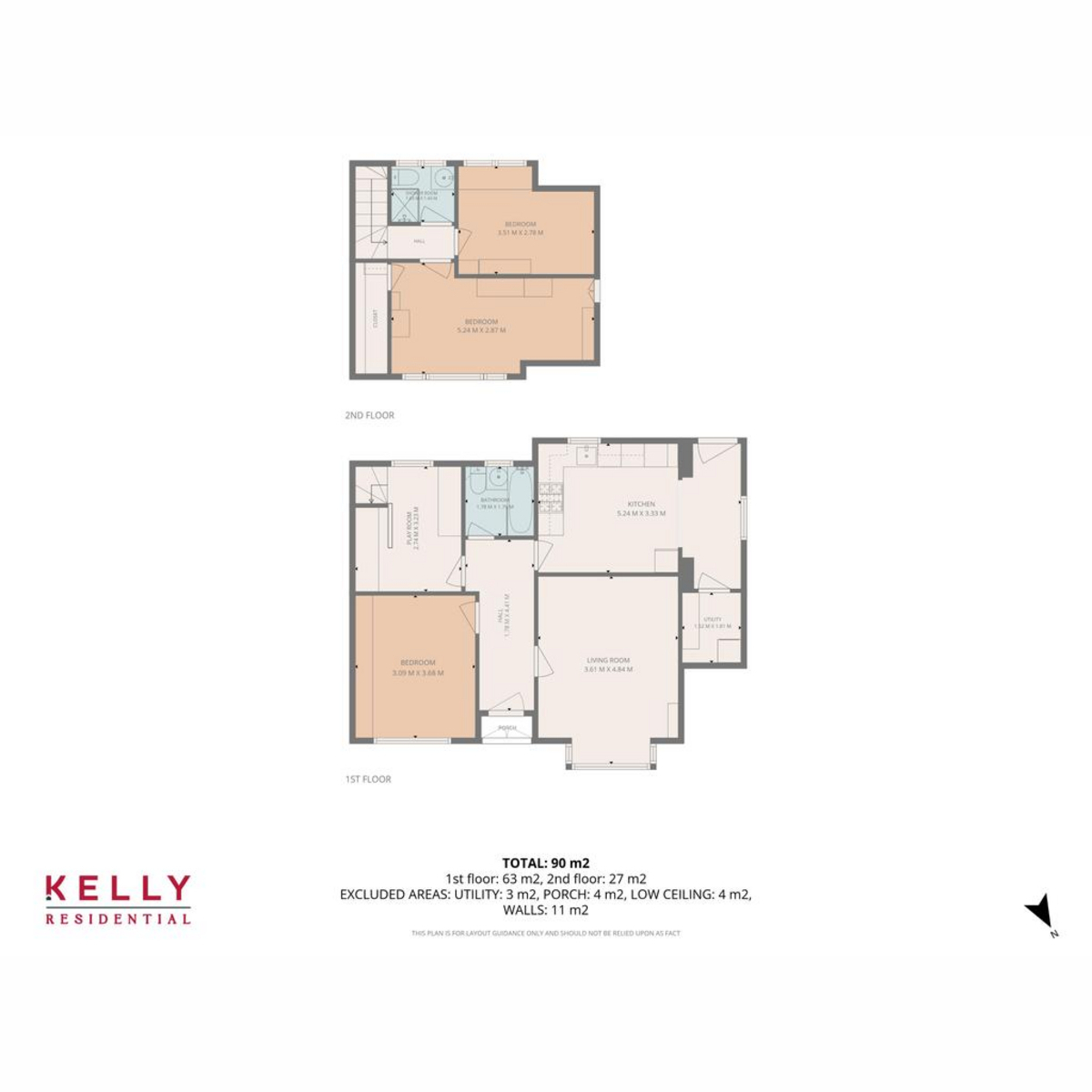 82, Nethervale Avenue, Glasgow floorplan