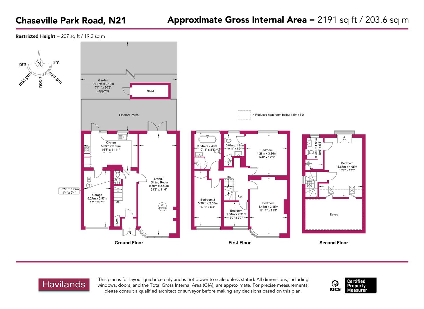27, Chaseville Park Road, London floorplan