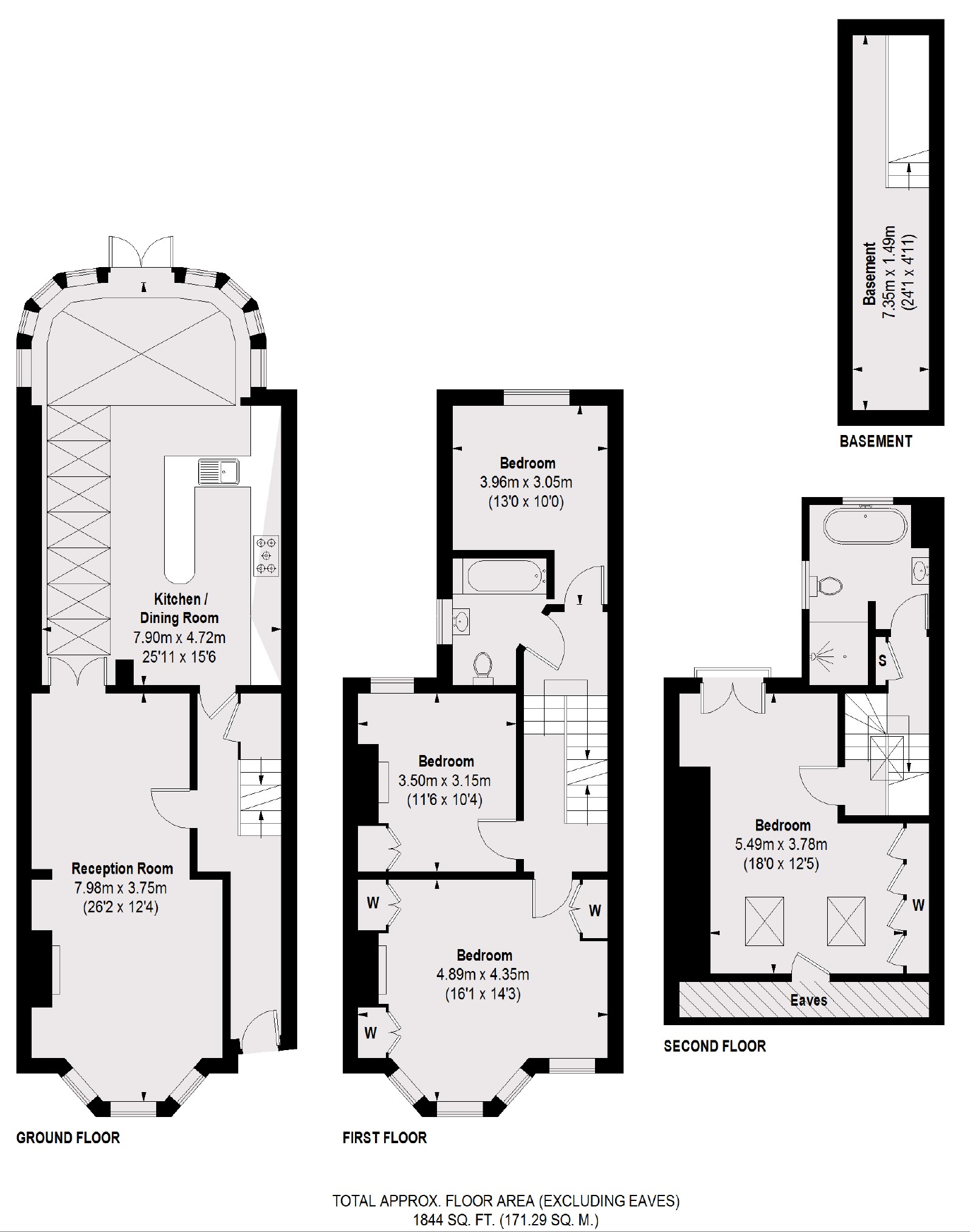 50, Whitehall Park Road, London floorplan