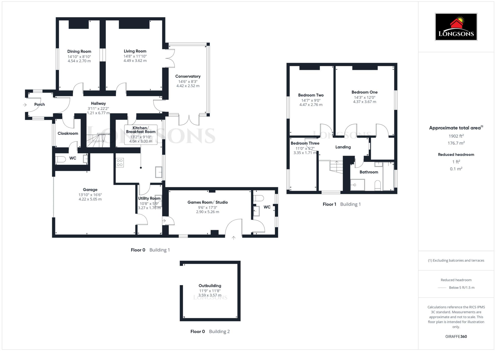 1, Seamere Road, Norwich floorplan