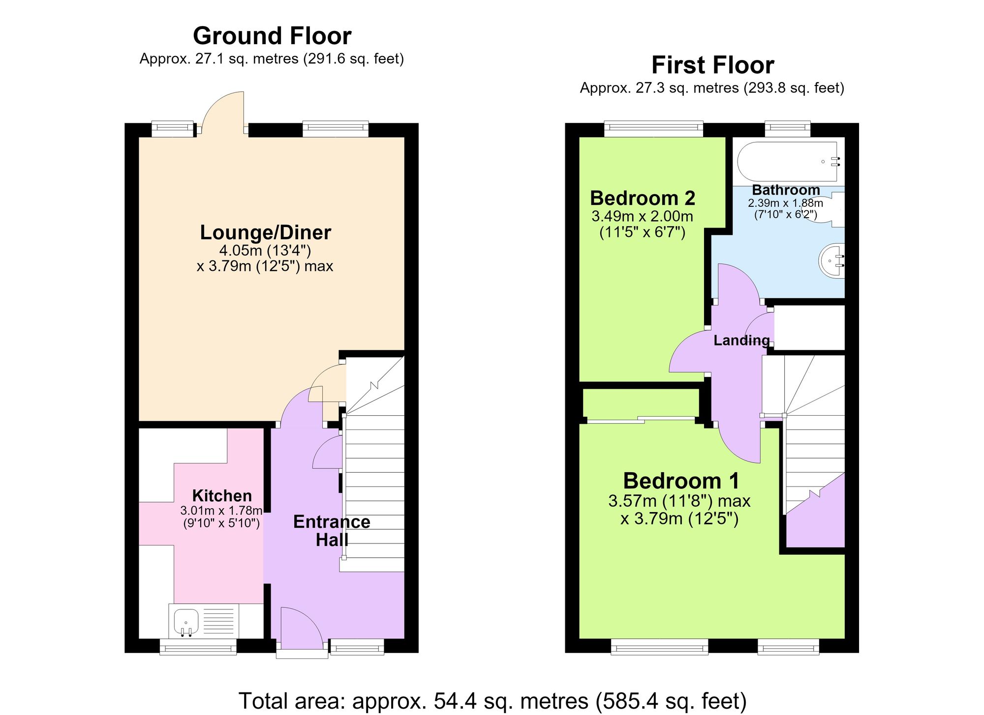5 Orwell Close, Wellingborough floorplan