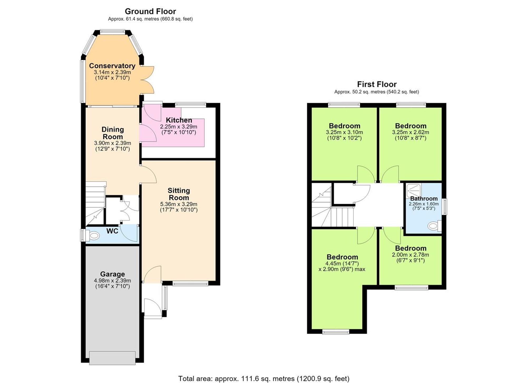 201 Alder Lane, Wigan floorplan