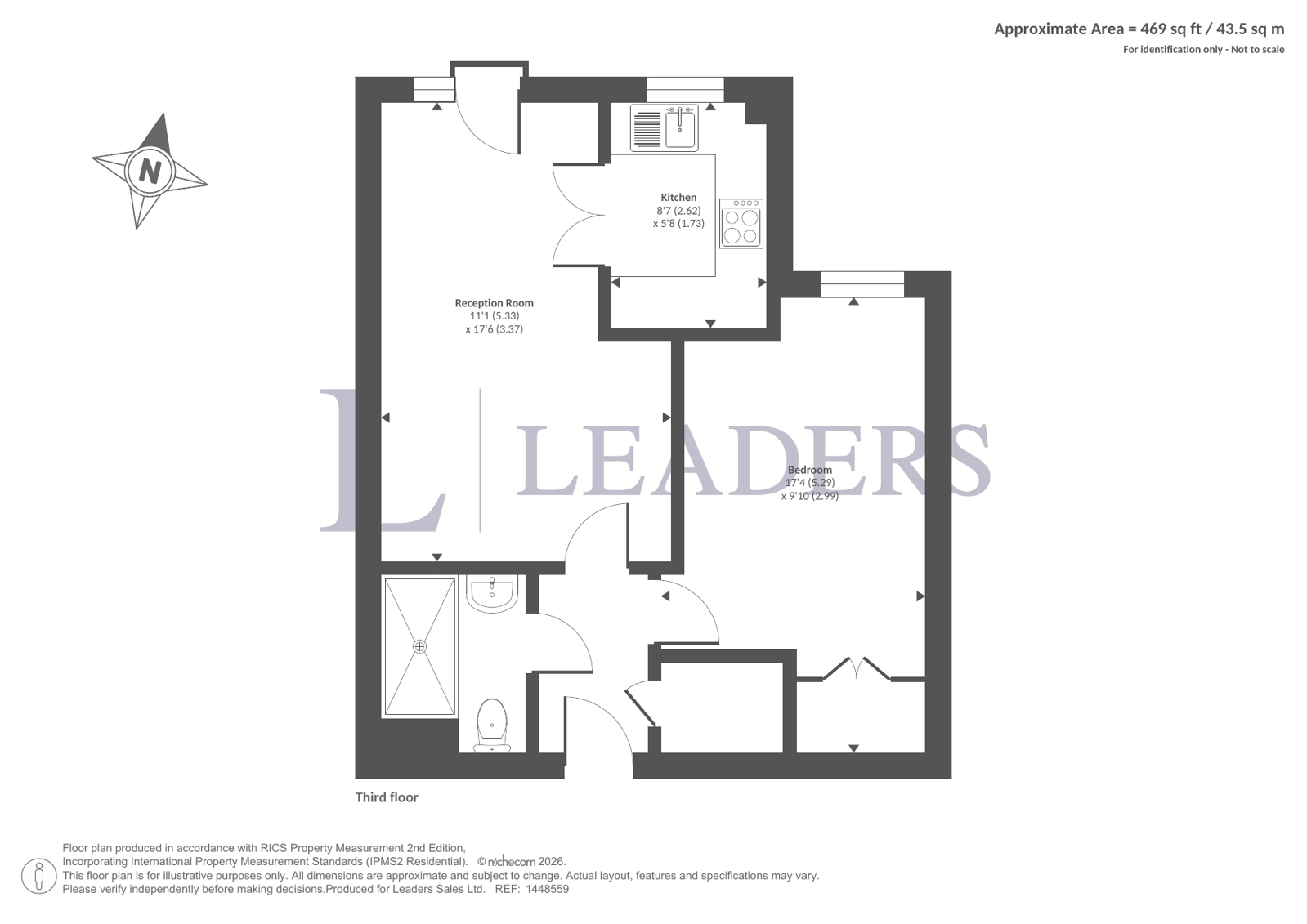 51, Holmes Court, Tonbridge floorplan