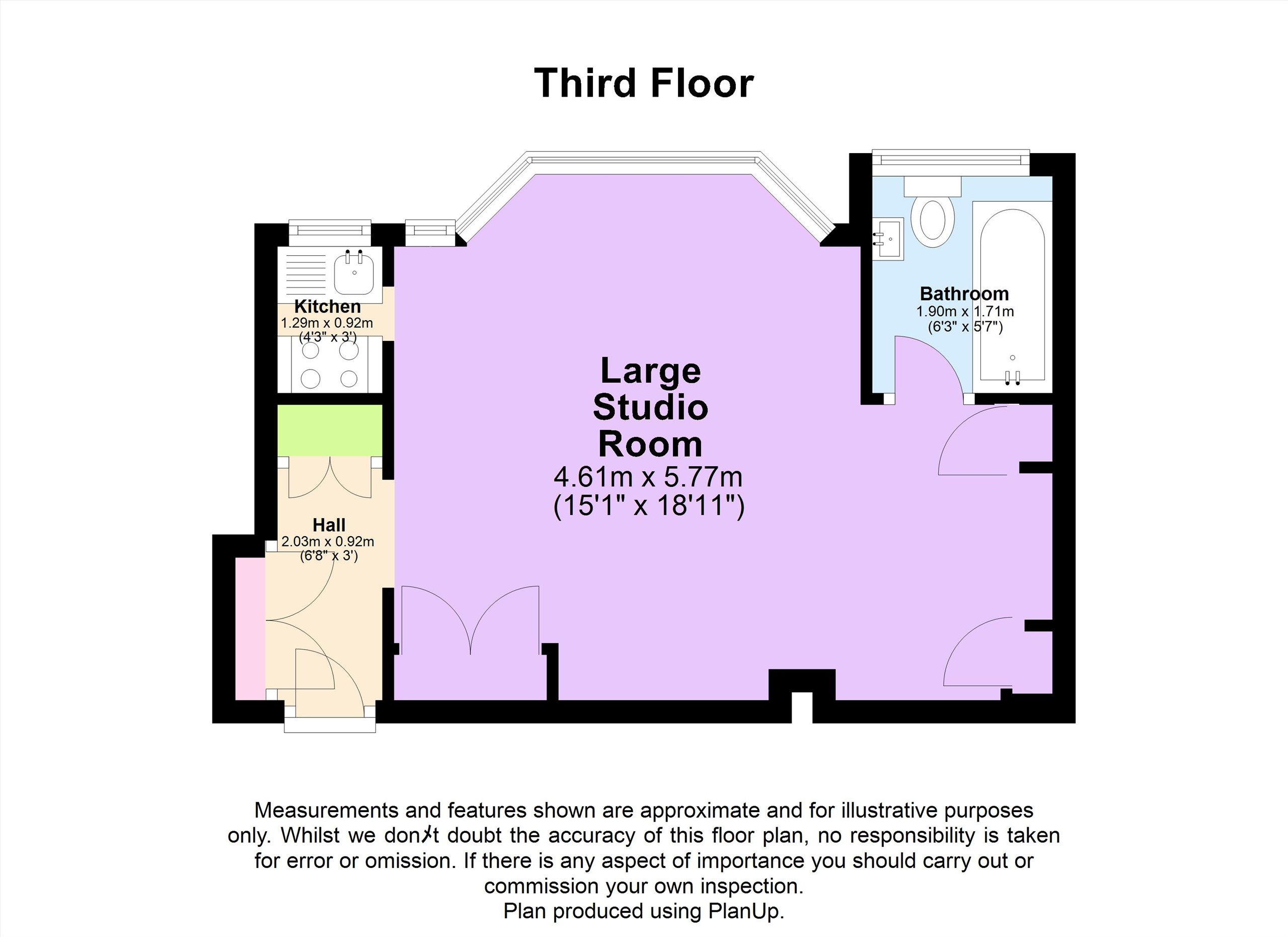 Flat 42, Mortimer Court, Abbey Road, London floorplan