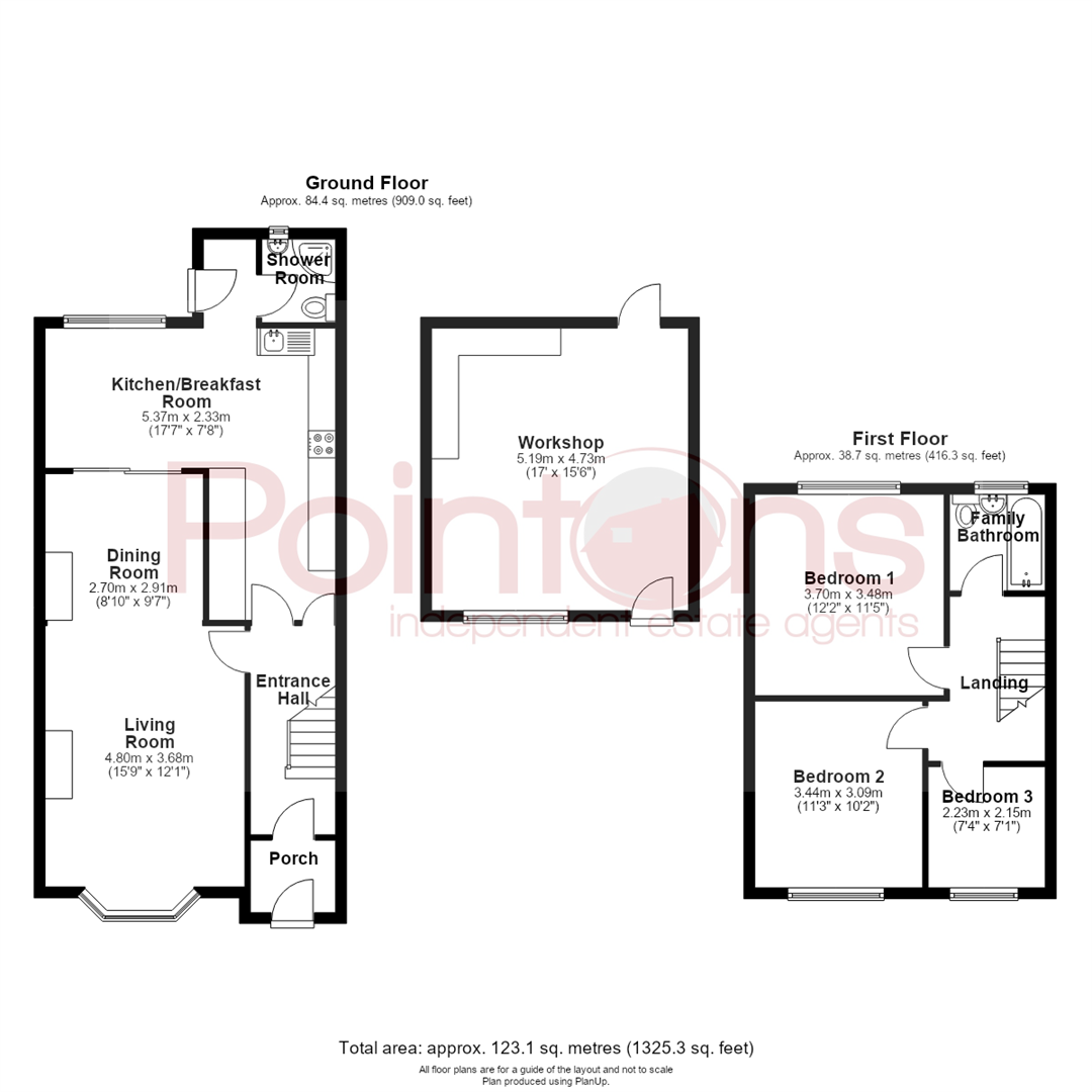 43, Roman Road, Coventry floorplan