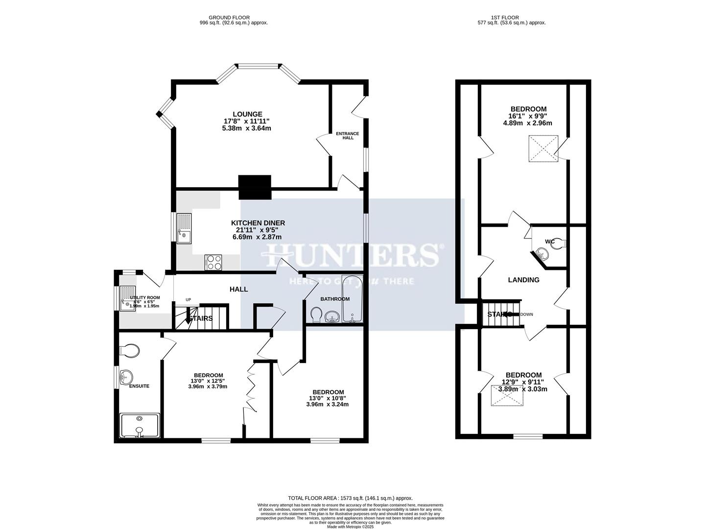 24, Hambleton Way, York floorplan