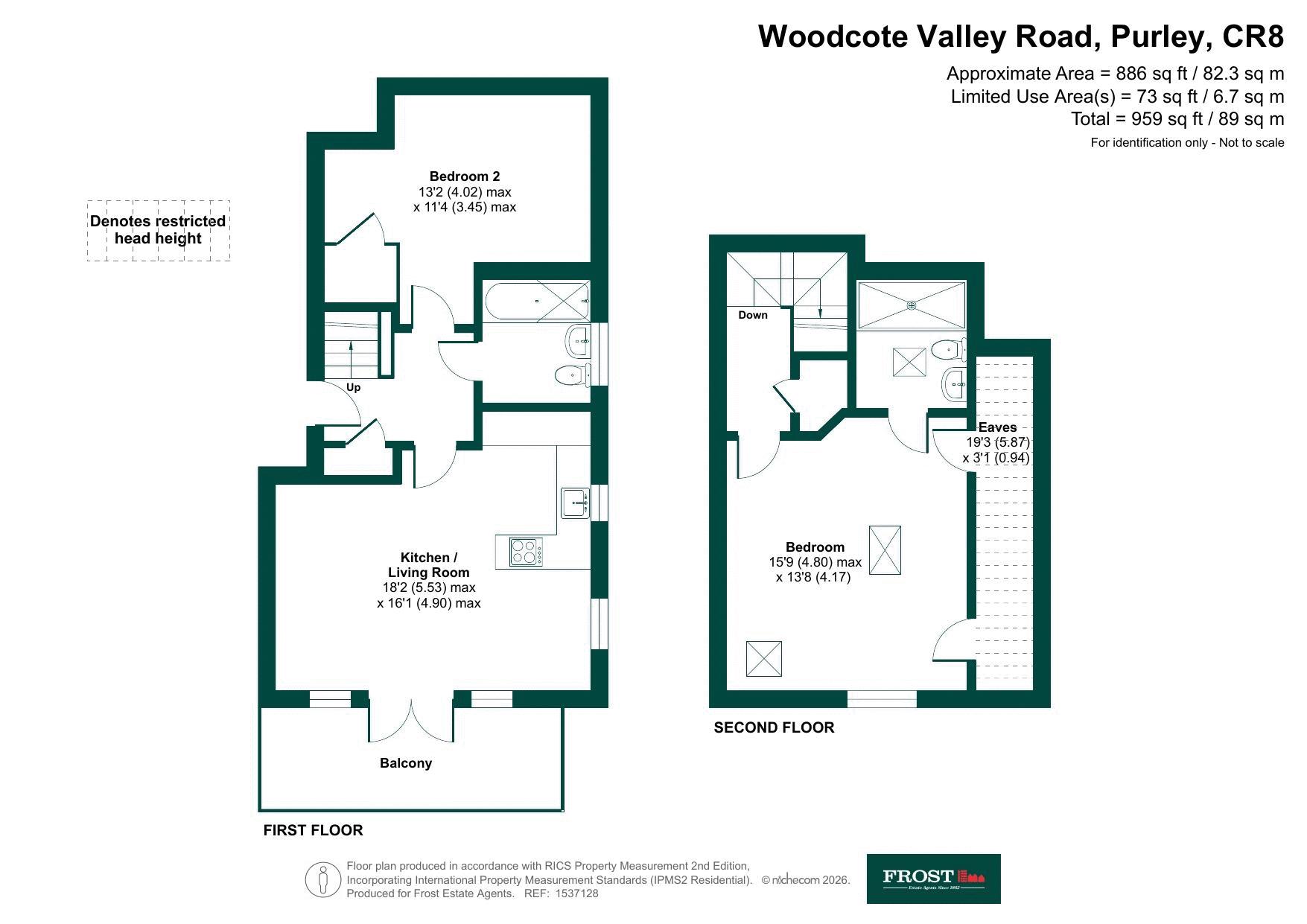 80 Woodcote Valley Road, Purley floorplan