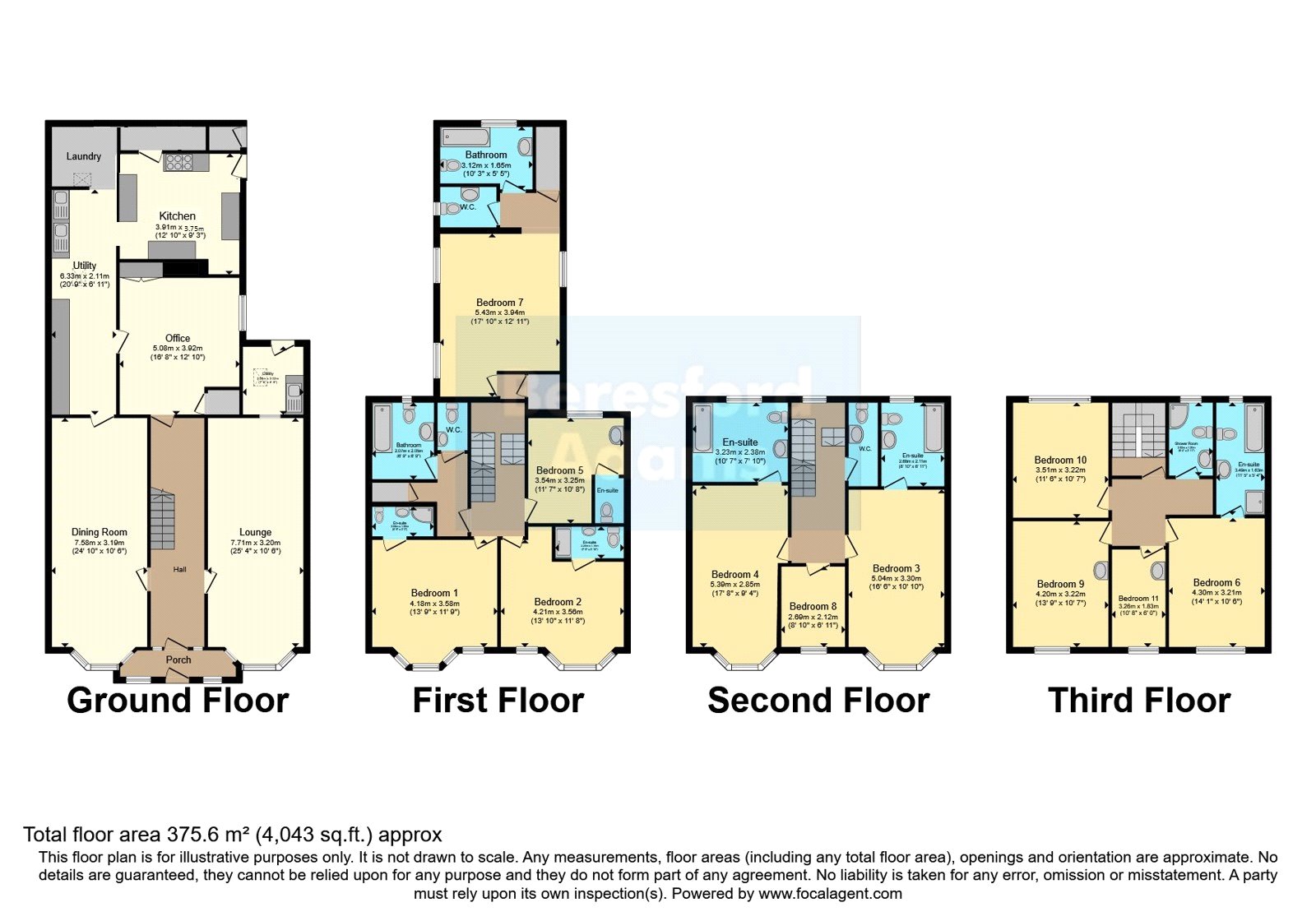 Kairon, 23, Marine Terrace, Gwynedd floorplan