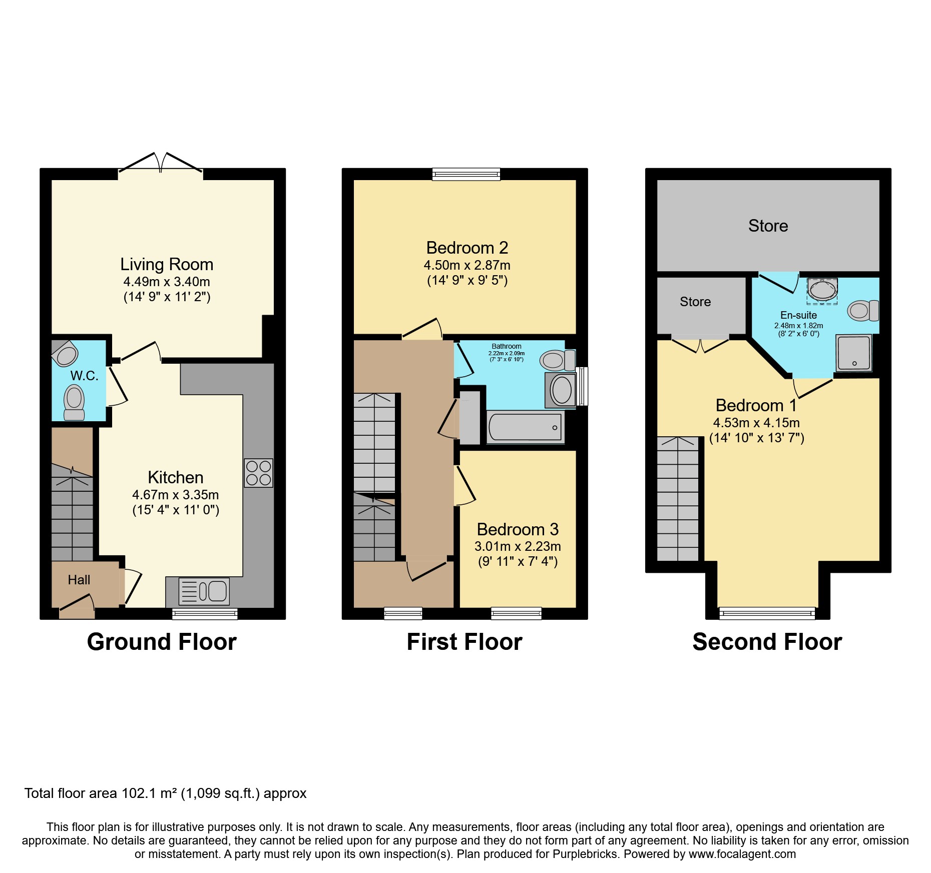 291, Armstrong Road, Newcastle upon Tyne floorplan