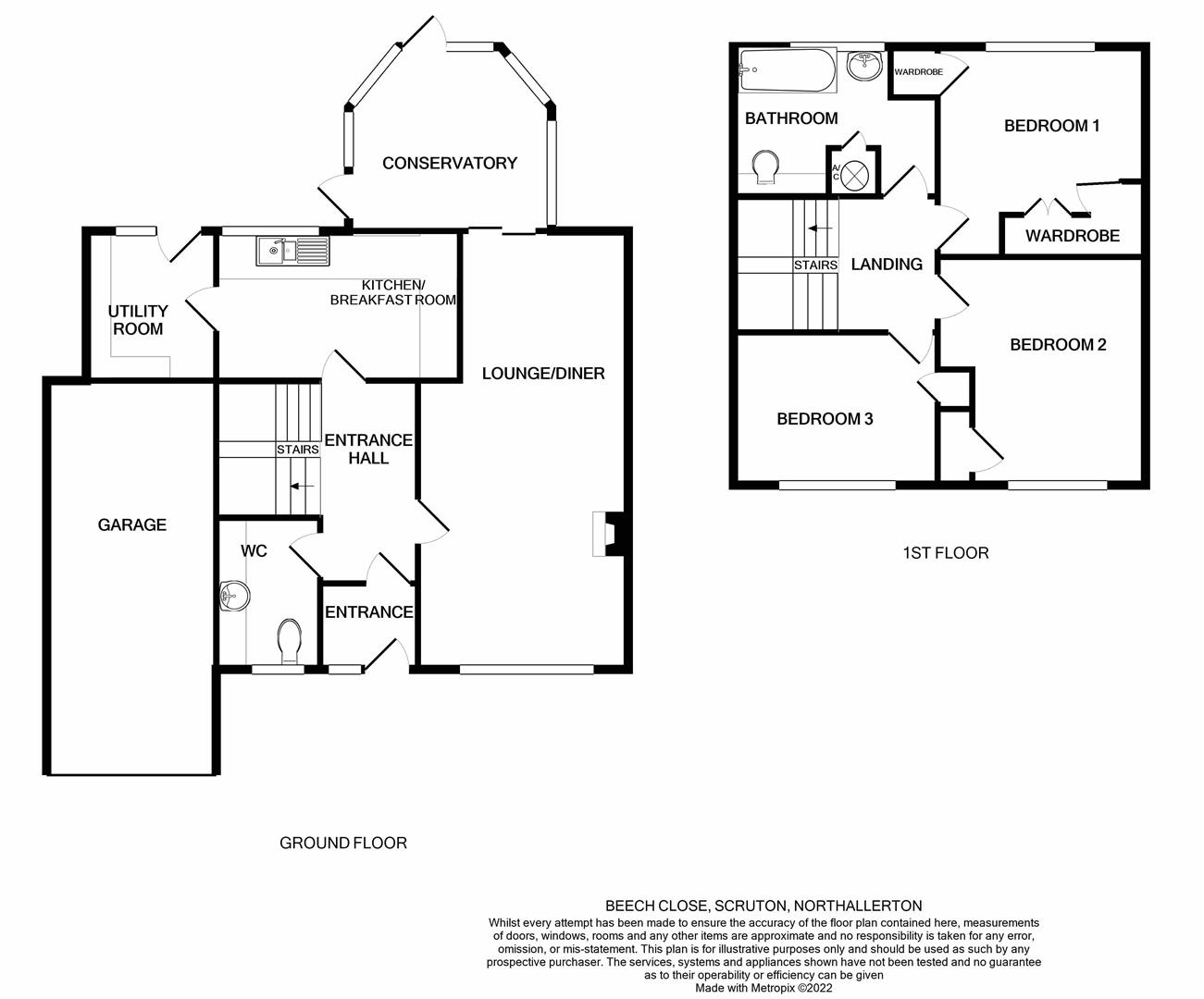 Beech Close, Scruton, Northallerton DL7, 3 bedroom detached house for sale 61691270