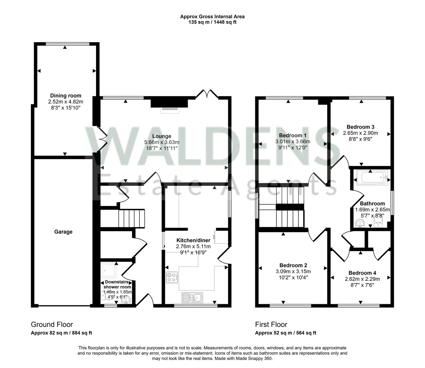 11, Elstow Road, Bedford floorplan