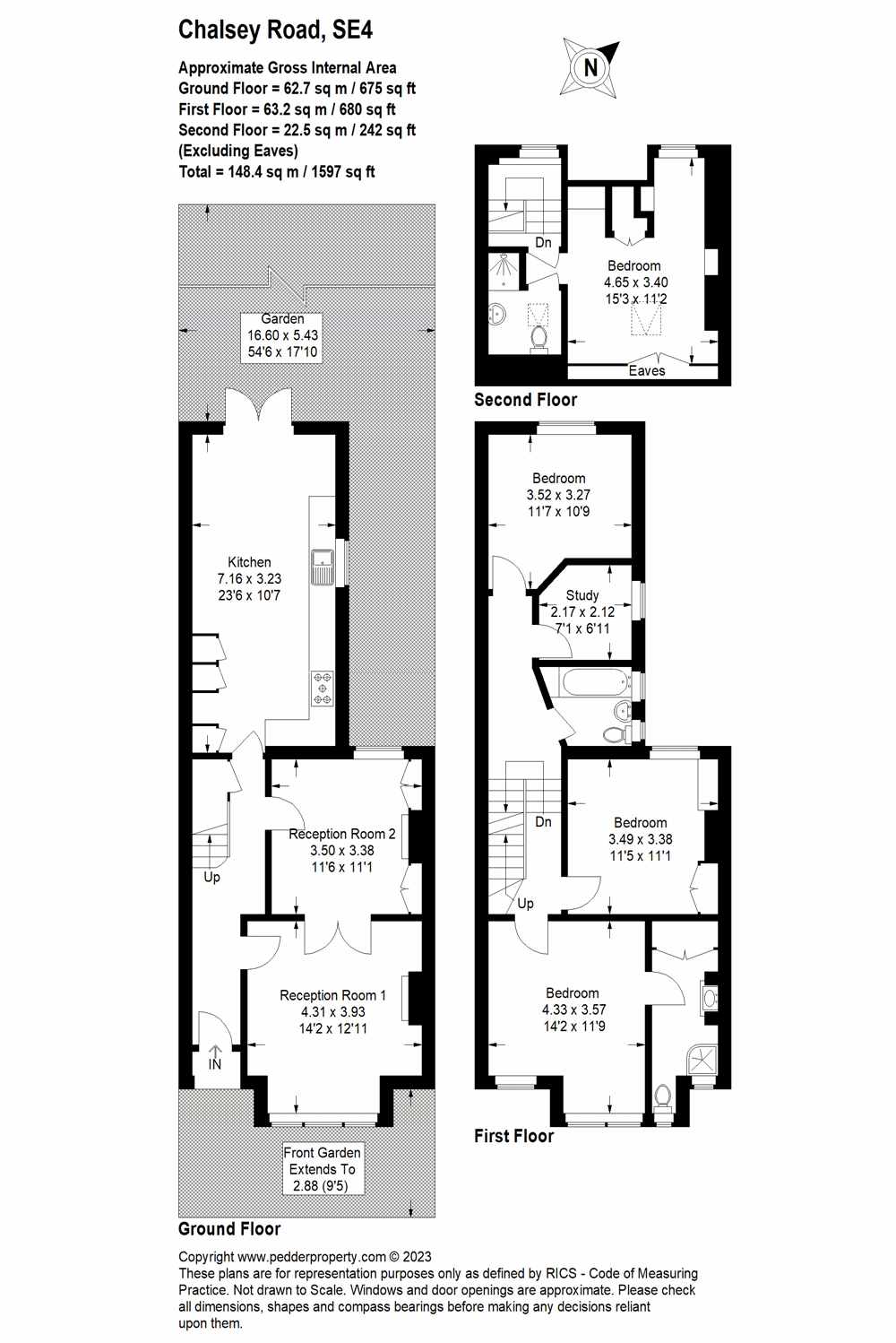 Chalsey Road, Brockley, London SE4, 5 bedroom property for sale
