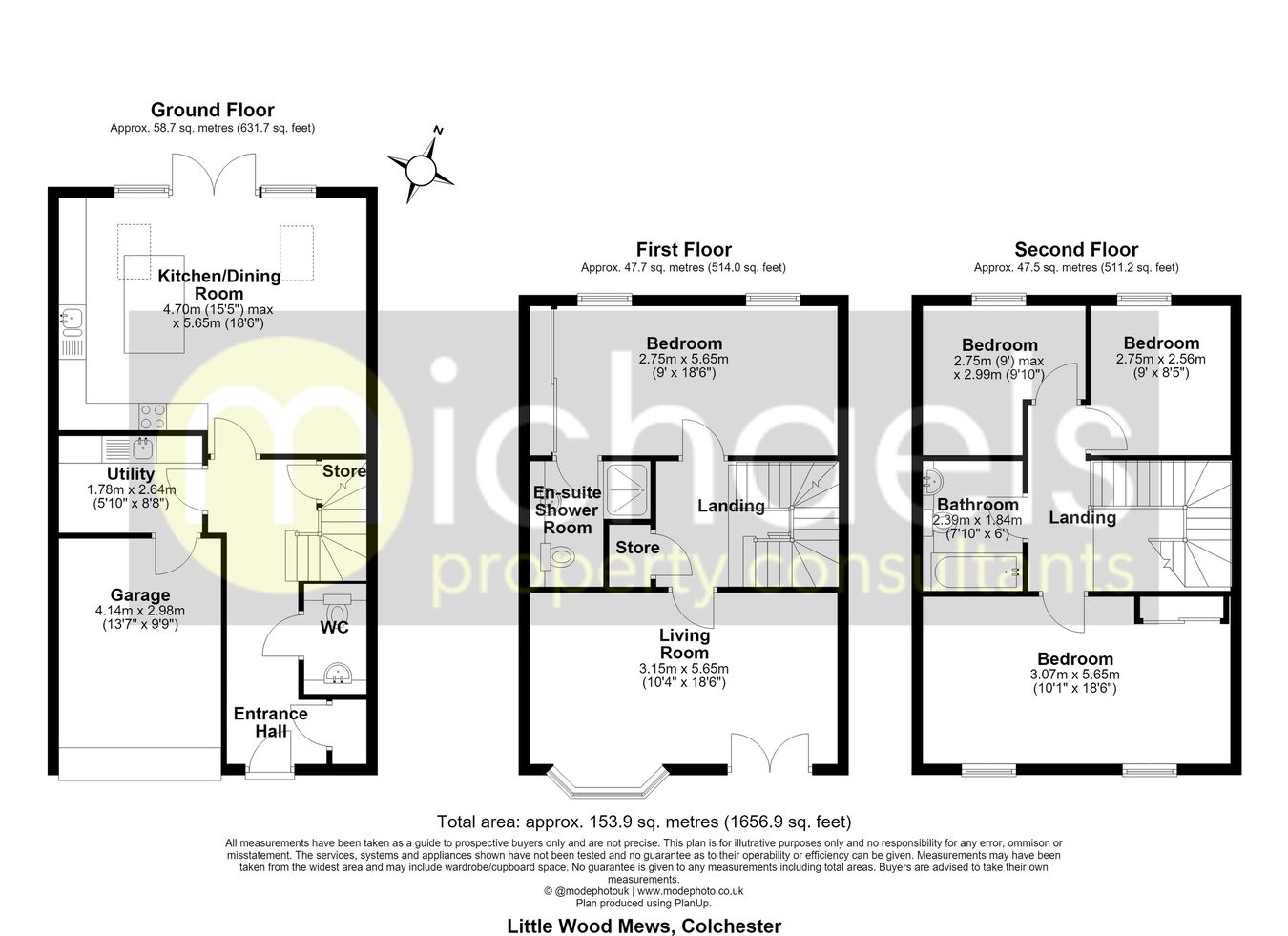 7, Little Woods Mews, Colchester floorplan
