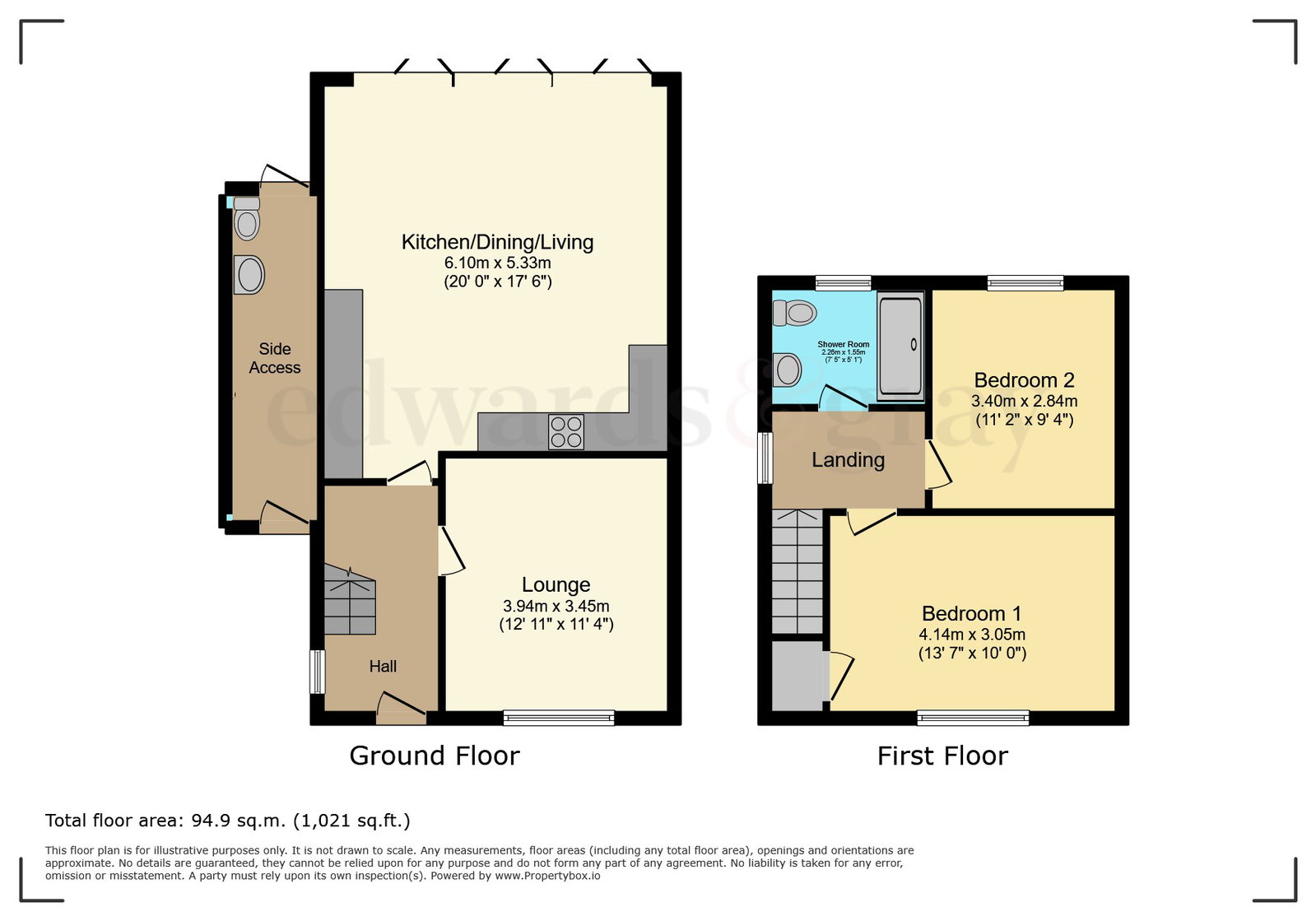 10, Rowington Road, Birmingham floorplan