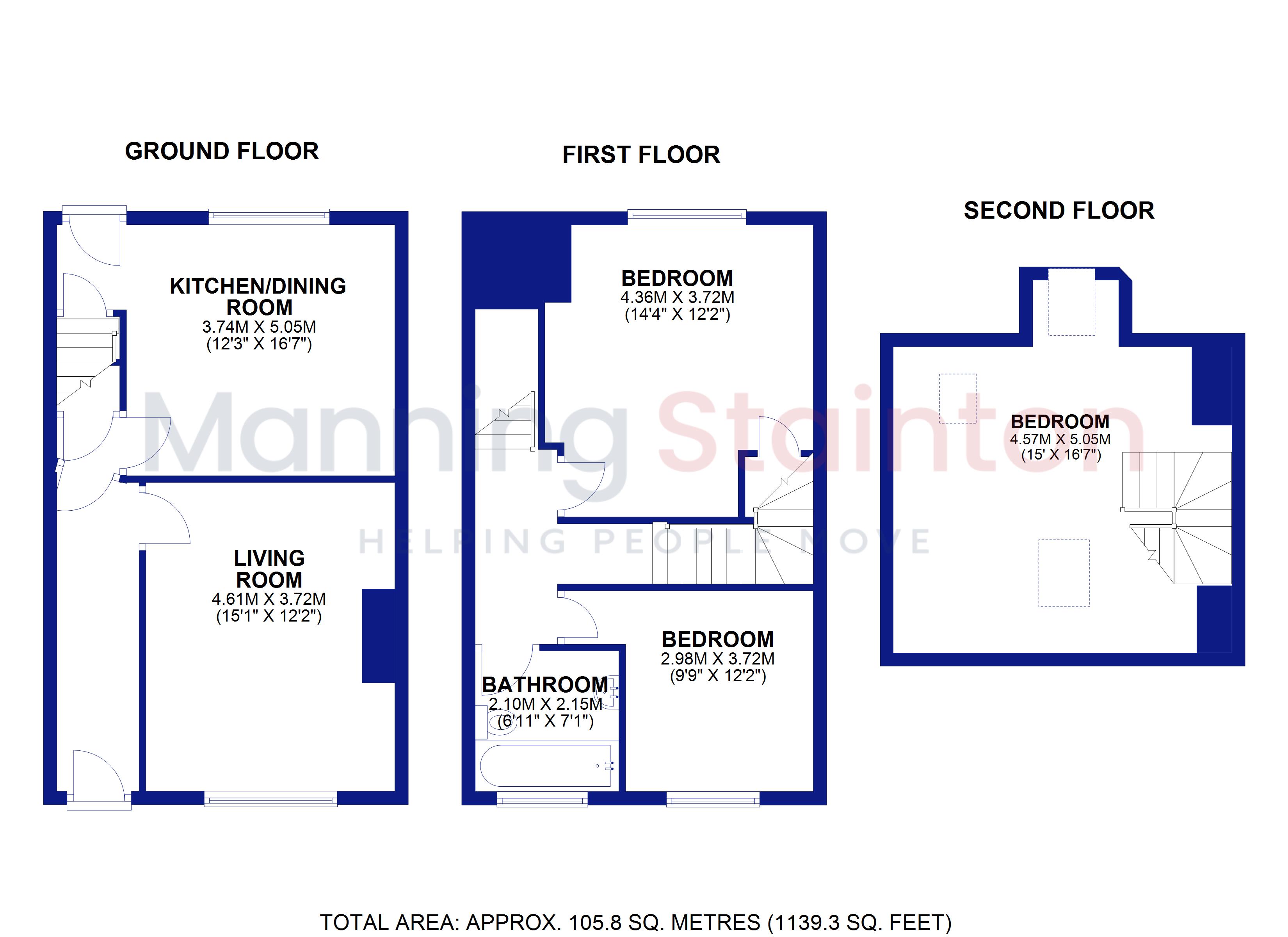 41, Thornhill Street, Pudsey floorplan