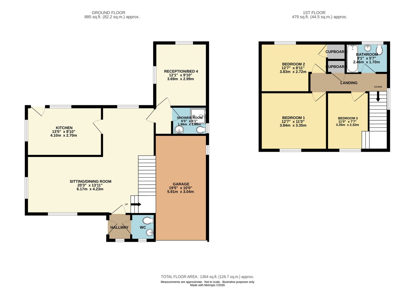 26, Venator Place, Wimborne floorplan