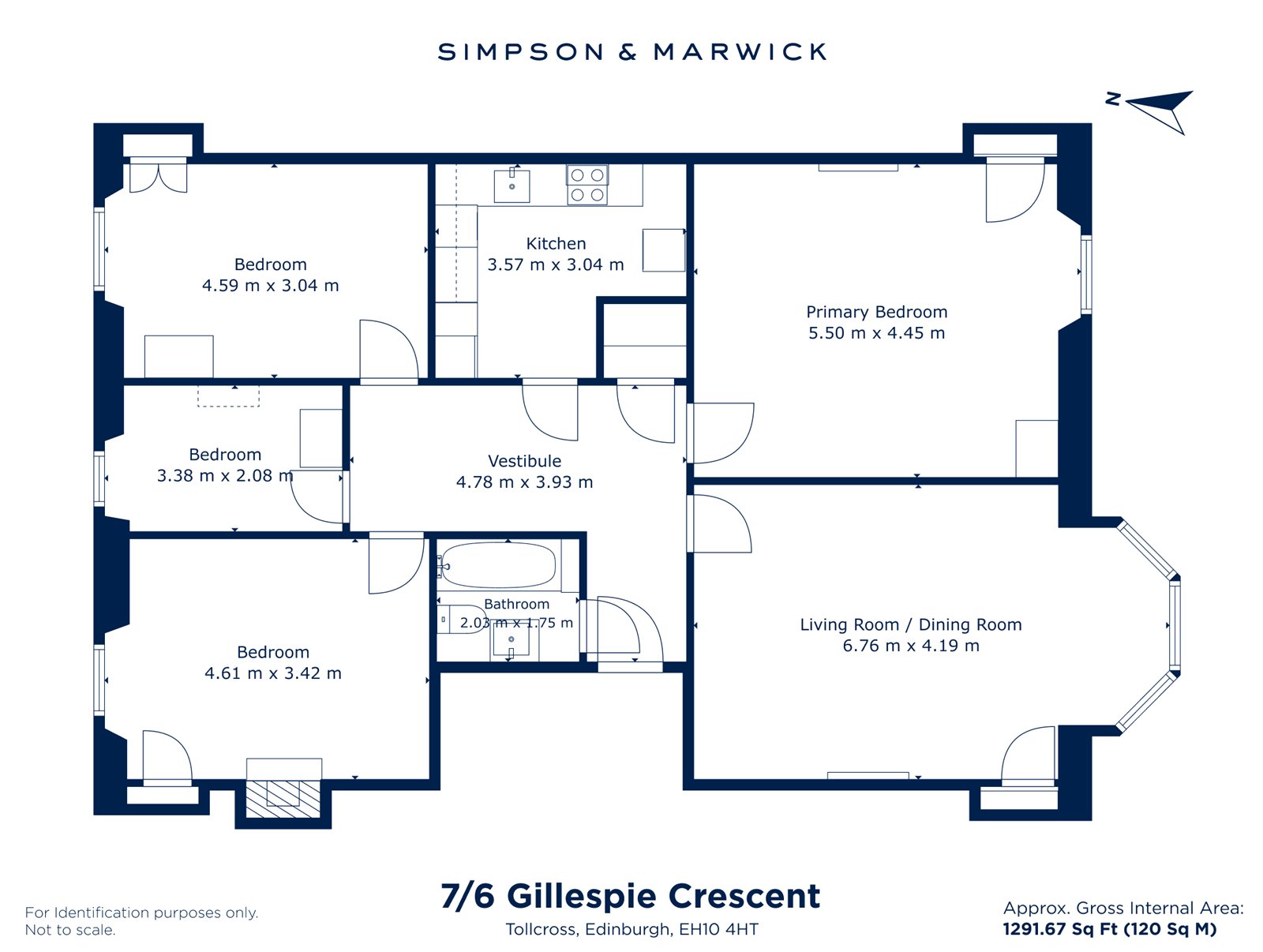 7/6, Gillespie Crescent, Edinburgh floorplan