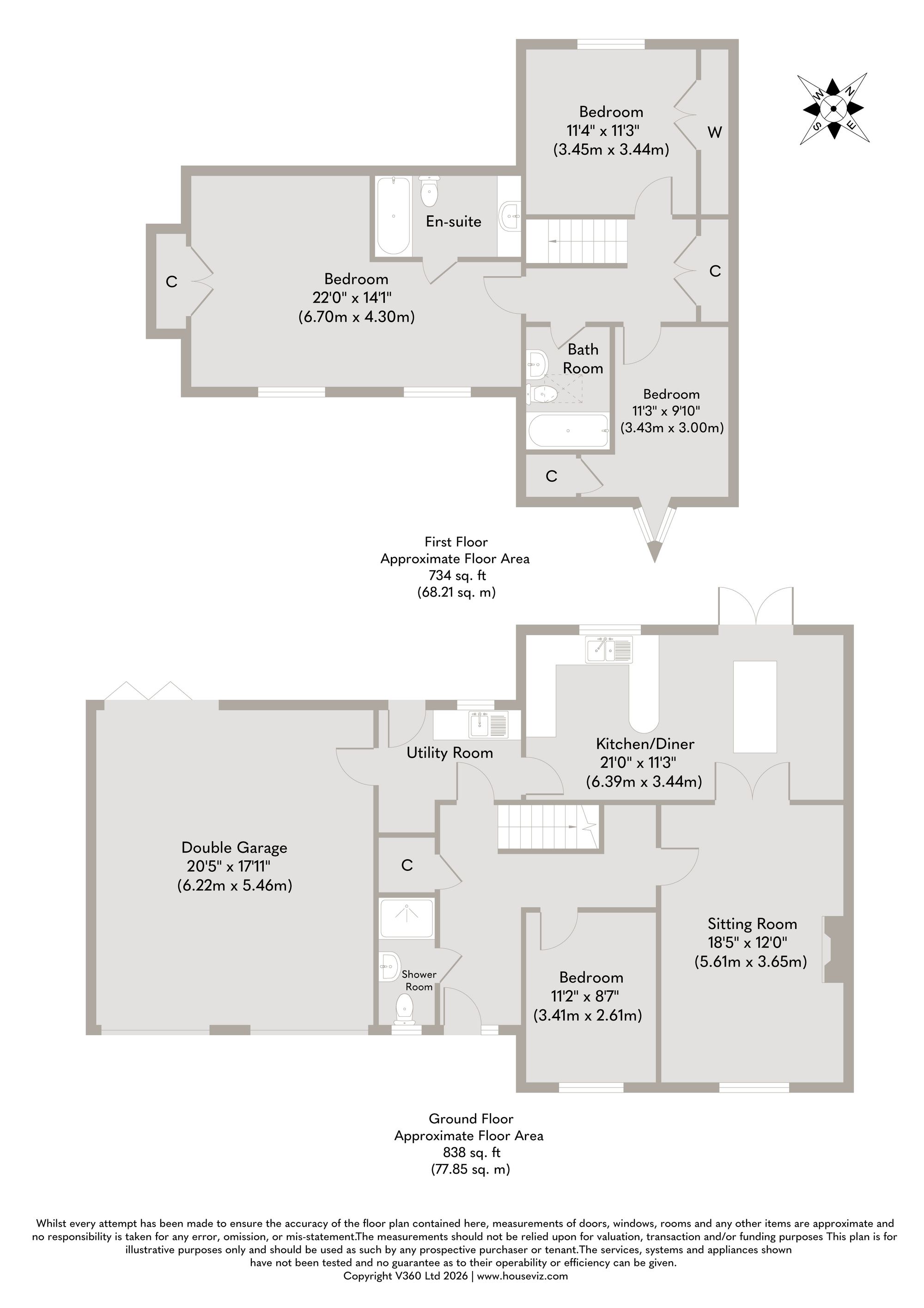 1 The Chestnuts, Norwich floorplan