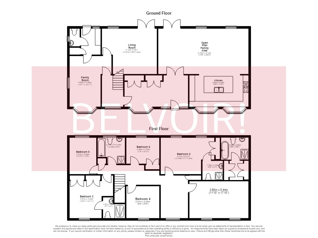 276, Oakley Road, Corby floorplan