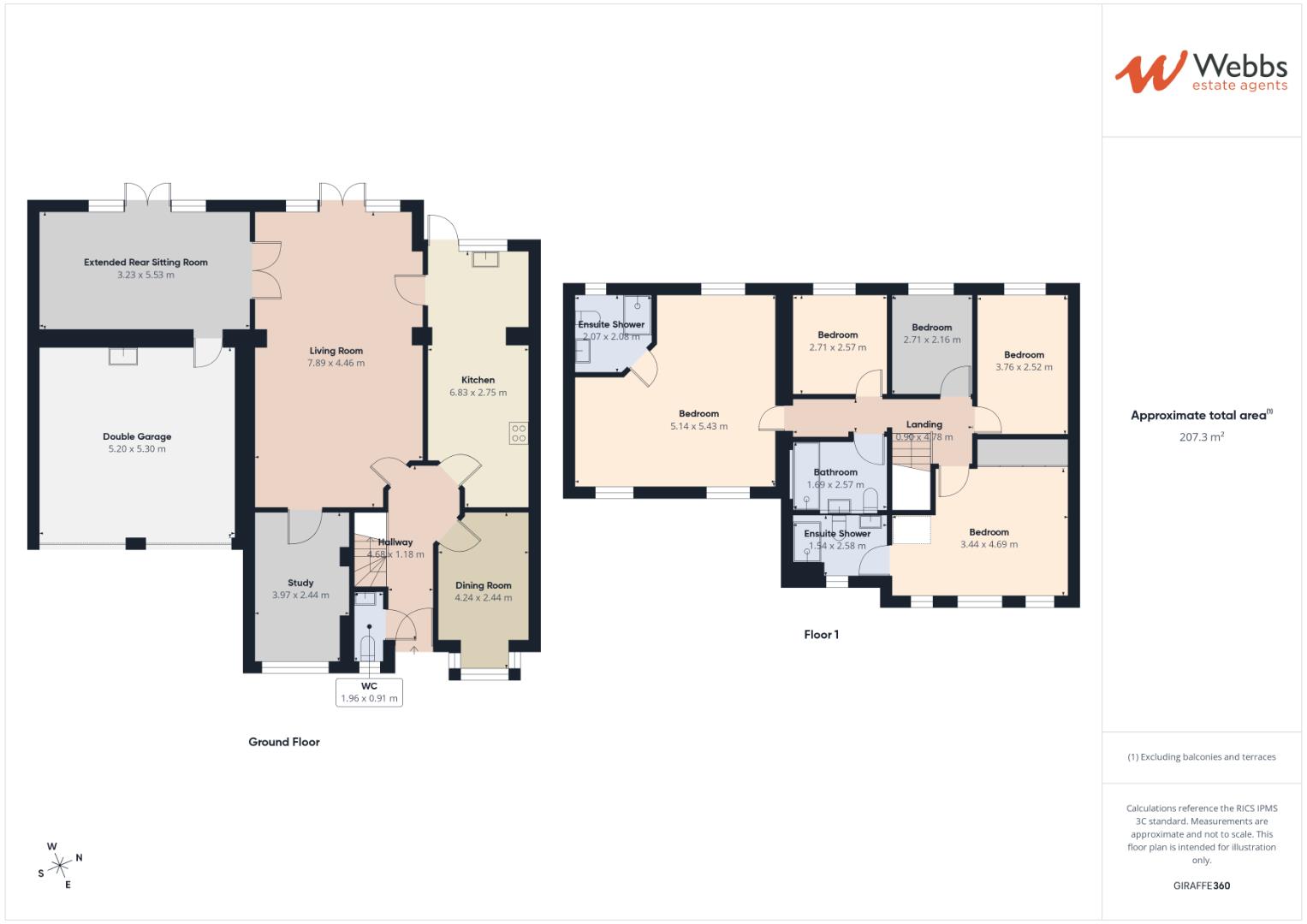 7, Poppy Drive, Walsall floorplan