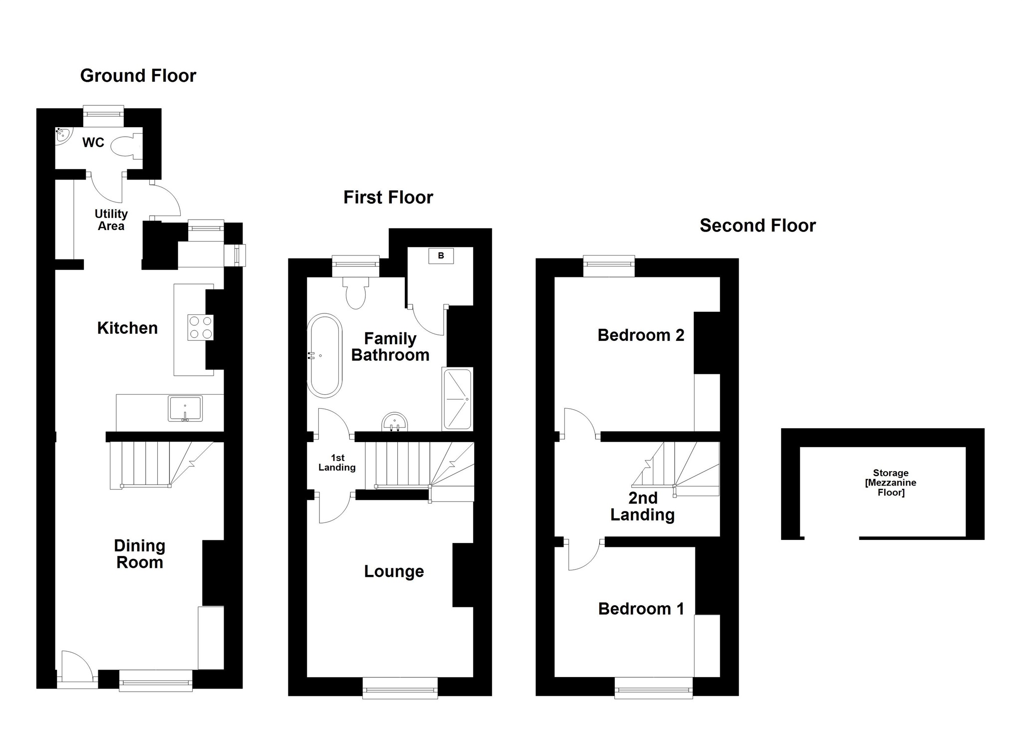 2 Bedrooms  for sale in St. Mary Street, Monmouth NP25