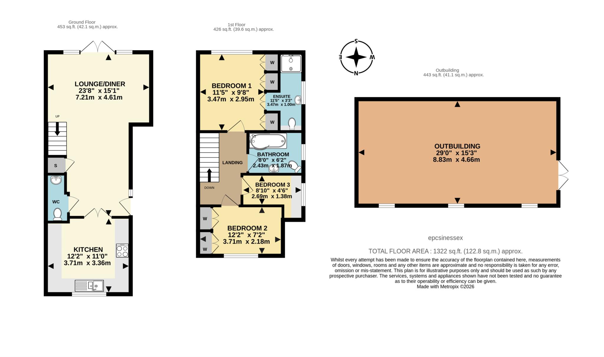 53, Danes Way, Brentwood floorplan