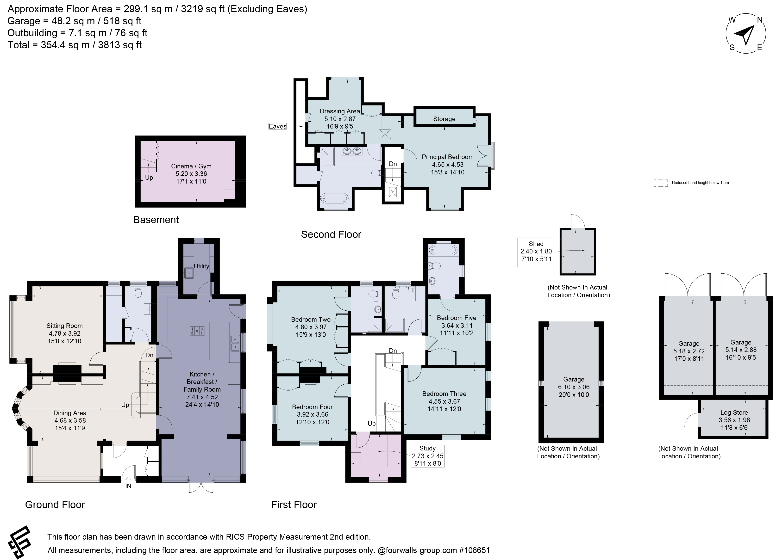 Latimers, 45, Firgrove Hill, Surrey floorplan