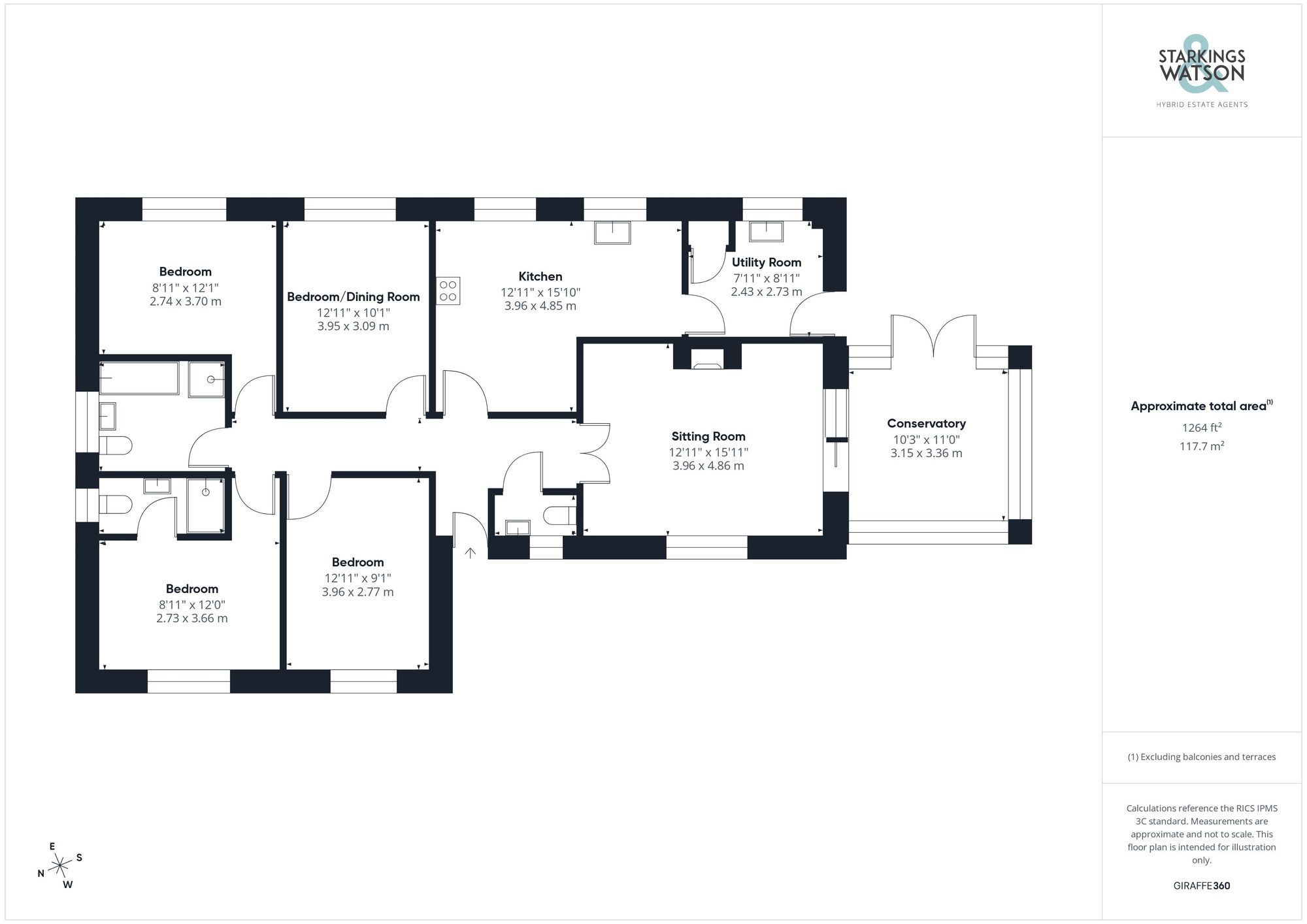 2 Oak Tree Close, Norwich floorplan