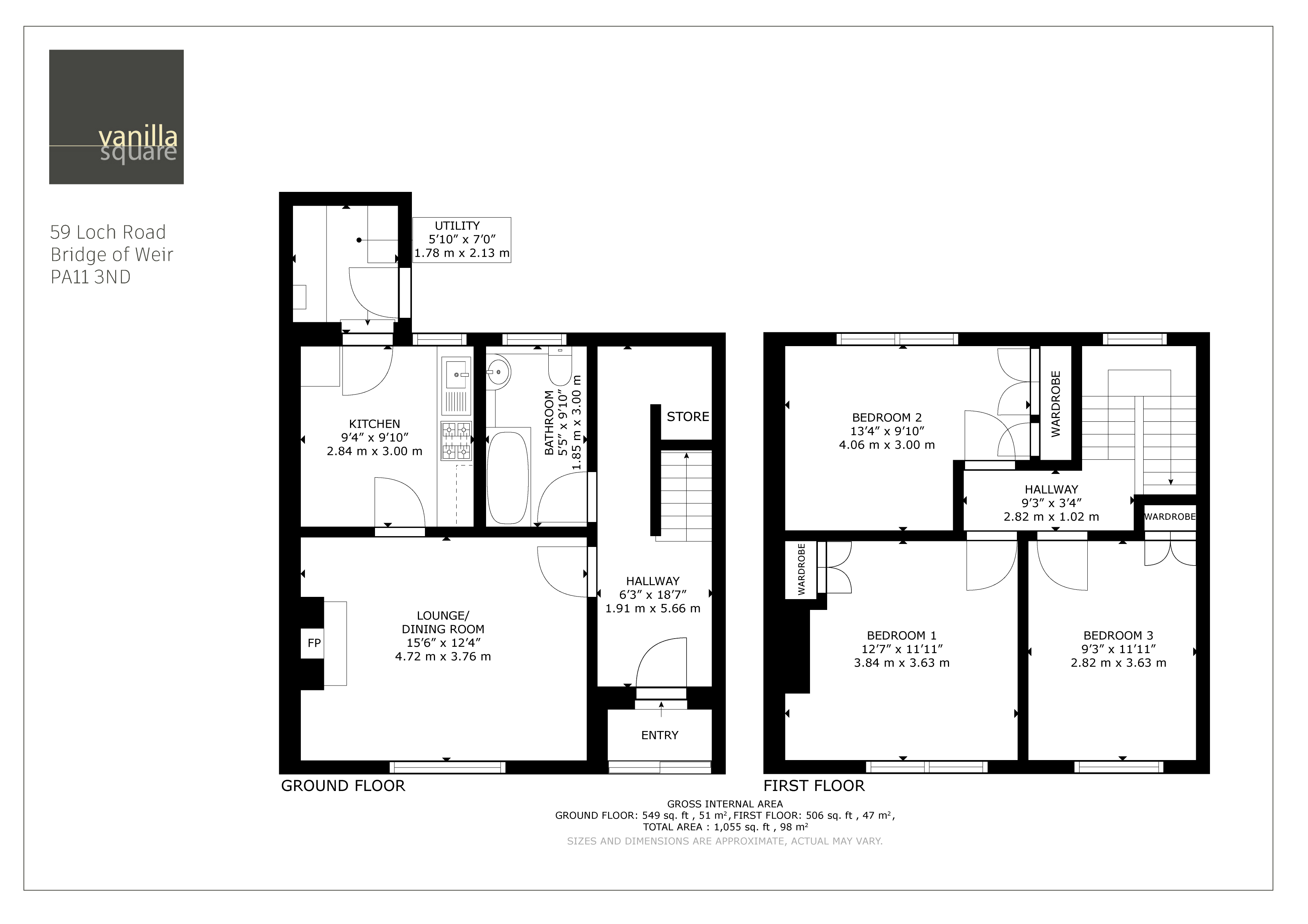 59, Loch Road, Bridge Of Weir floorplan