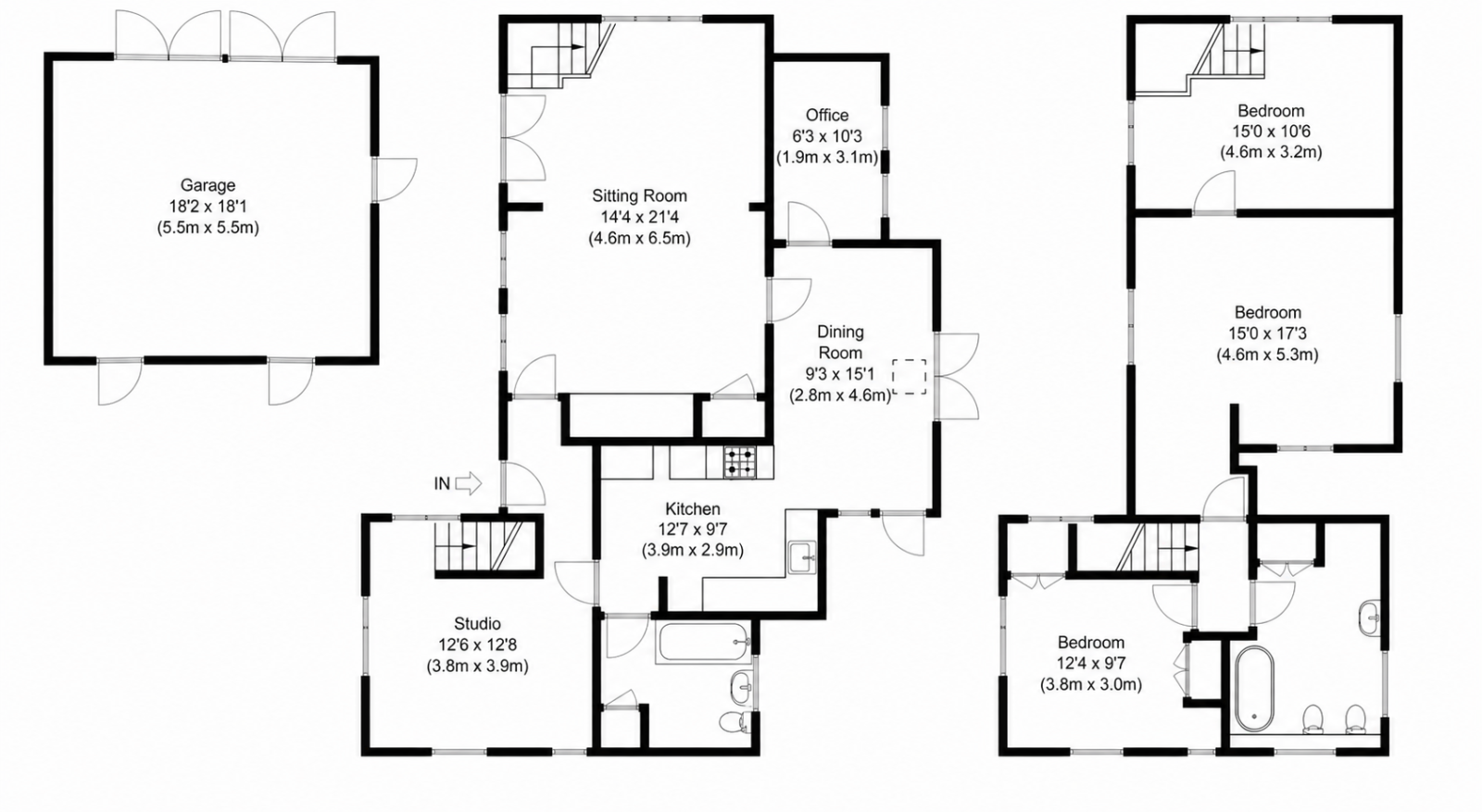 Dowsings, Shop Lane, East Mersea floorplan