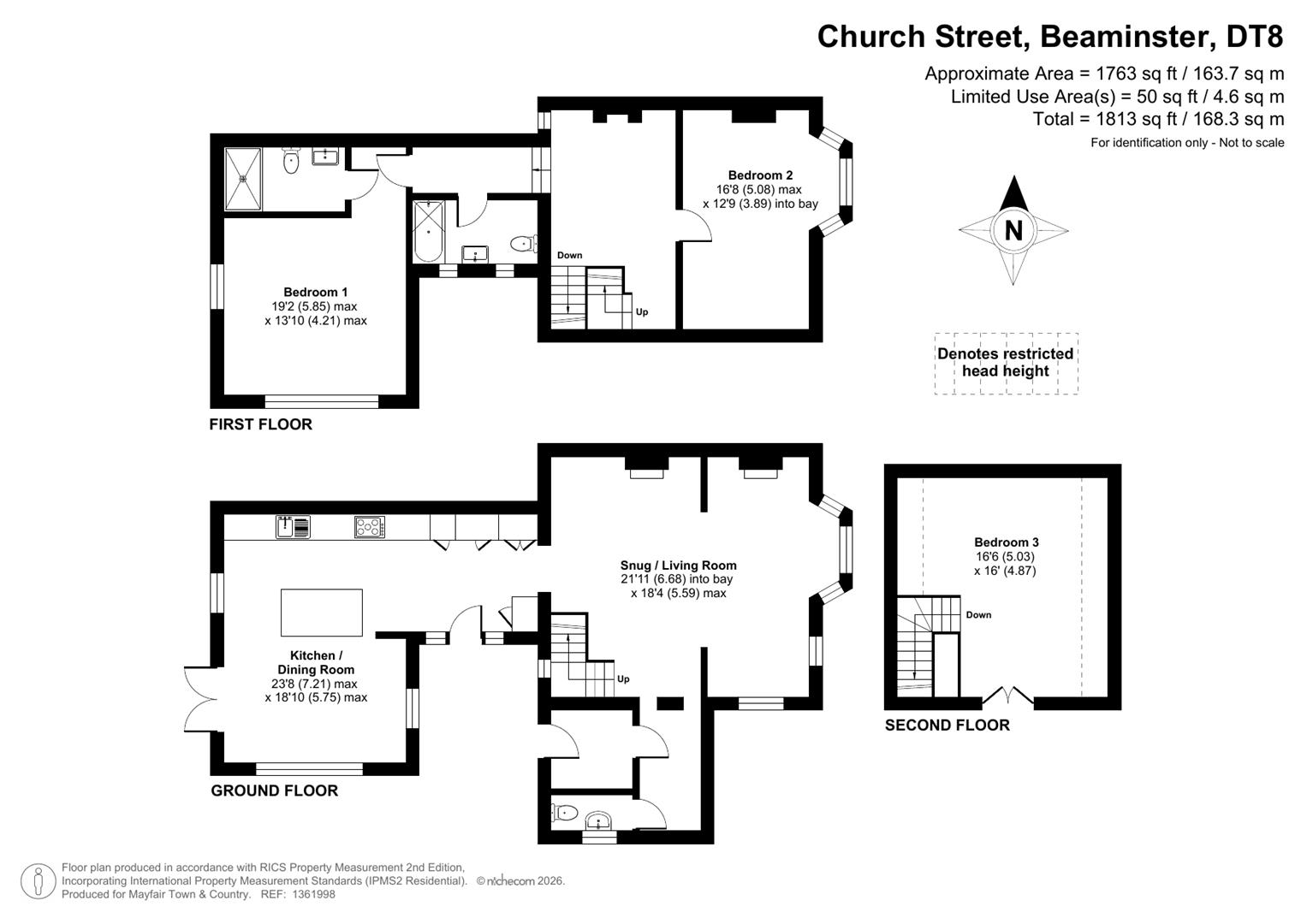 9, Church Street, Beaminster floorplan