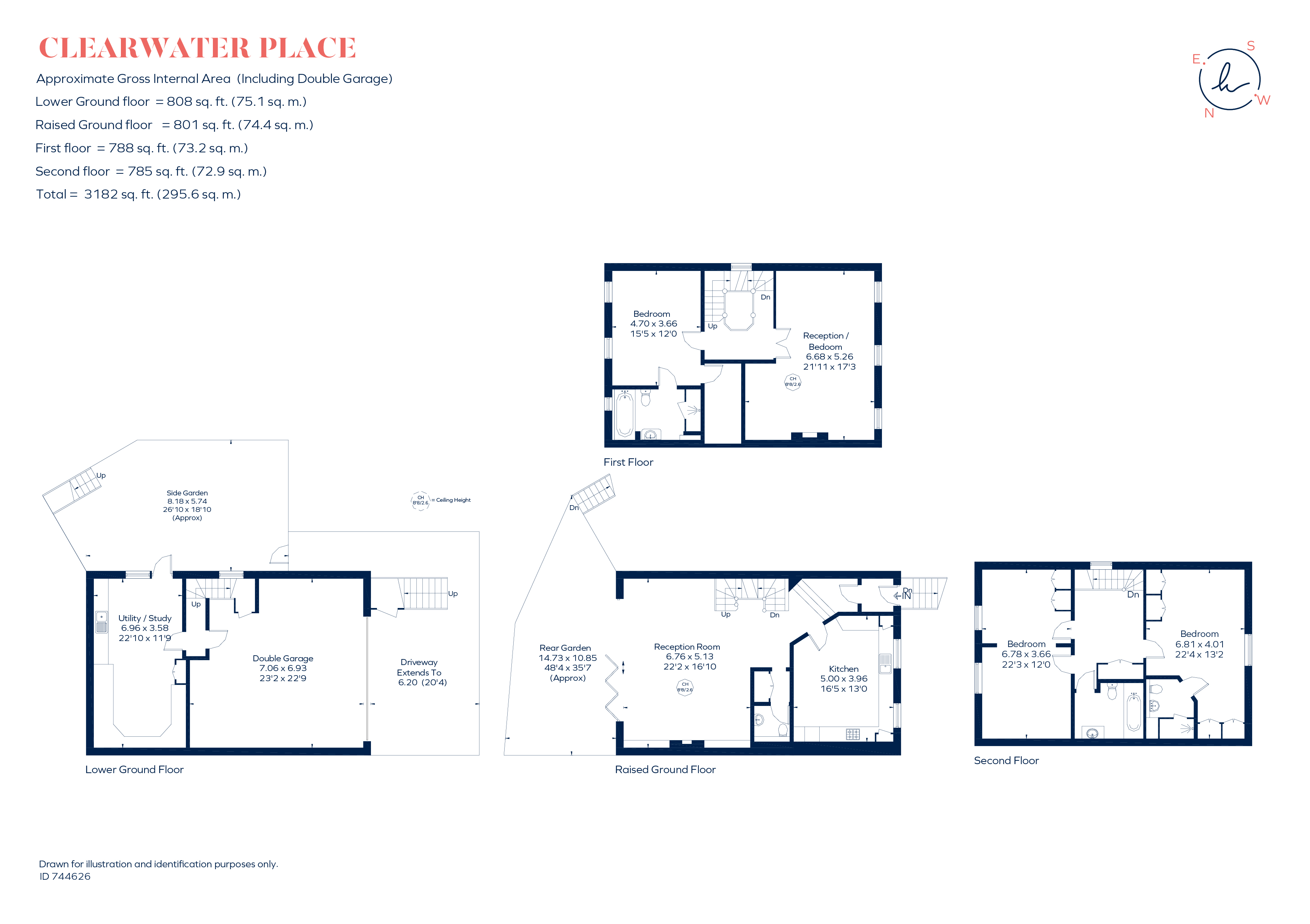 6, Clearwater Place, Surbiton floorplan