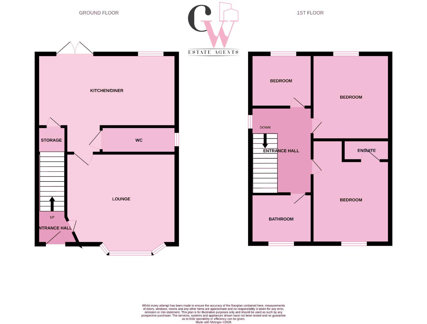 9, Flanders Crescent, Winsford floorplan