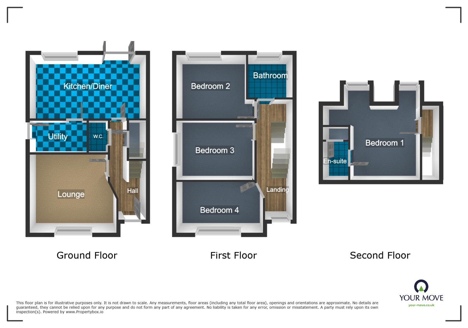 58, Upper Ettingshall Road, West Midlands floorplan